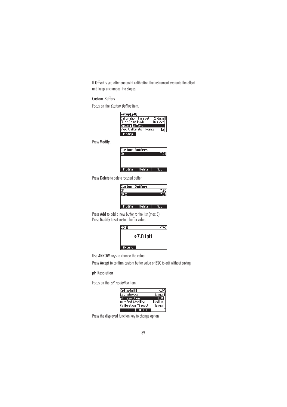 Hanna Instruments HI 3220 User Manual | Page 39 / 68
