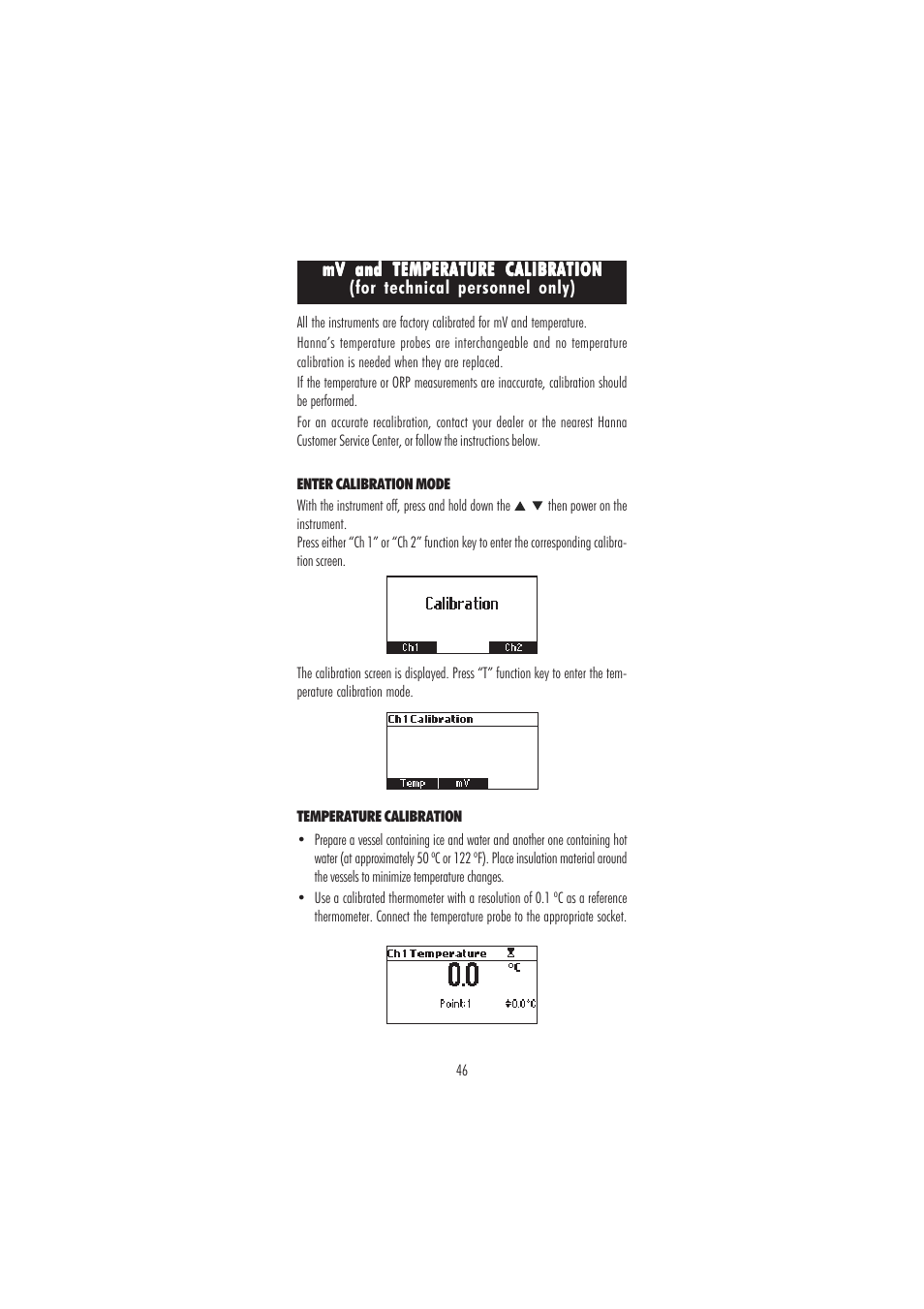 Hanna Instruments HI 3220 User Manual | Page 46 / 68