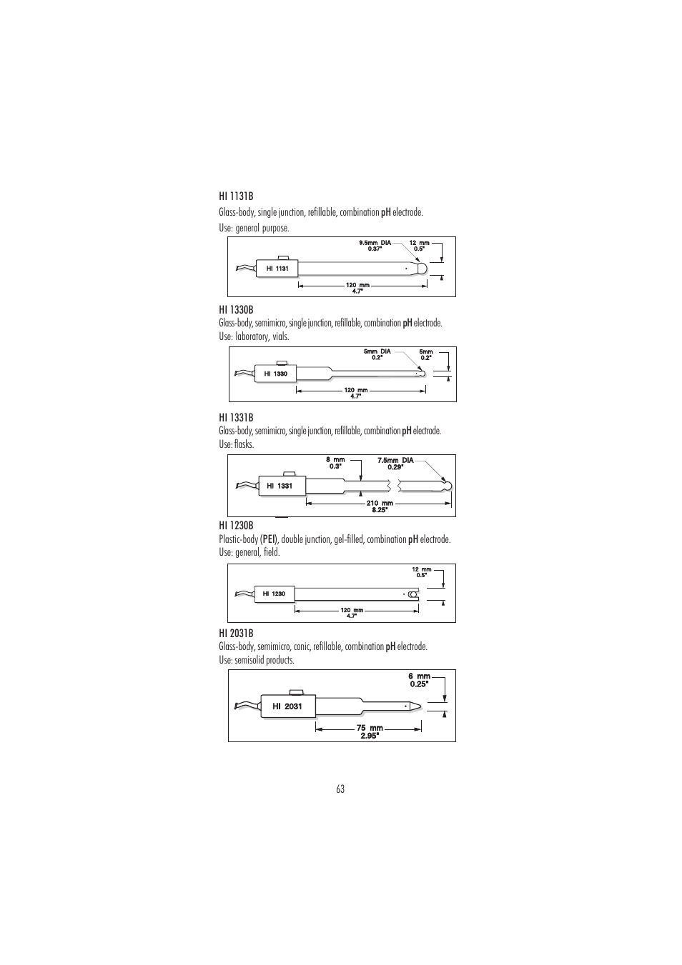 Hanna Instruments HI 3220 User Manual | Page 63 / 68