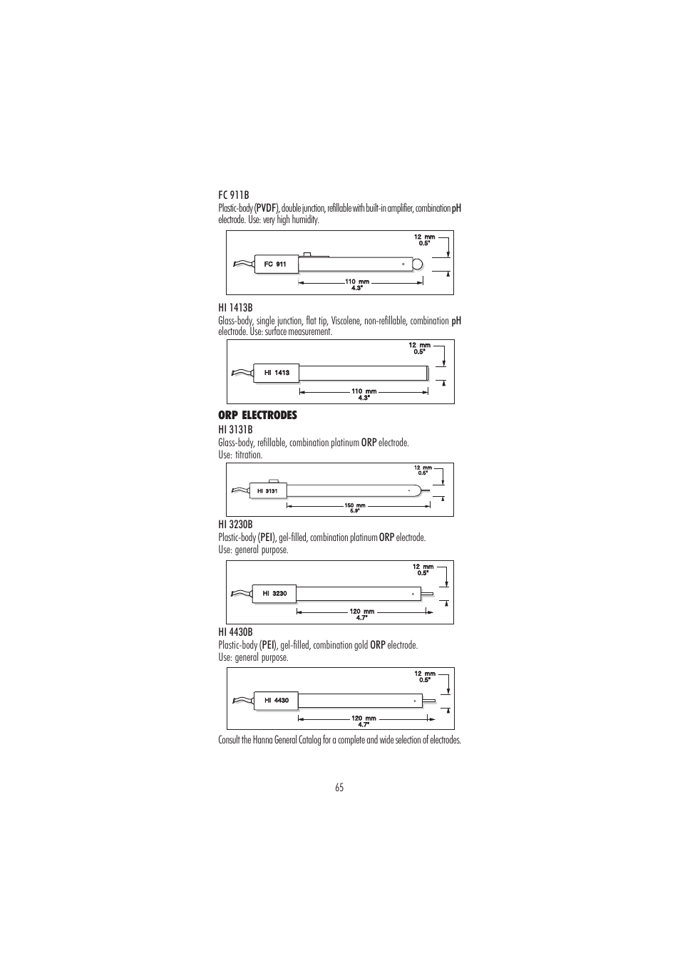 Hanna Instruments HI 3220 User Manual | Page 65 / 68