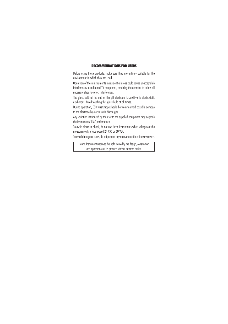 Hanna Instruments HI 3220 User Manual | Page 67 / 68