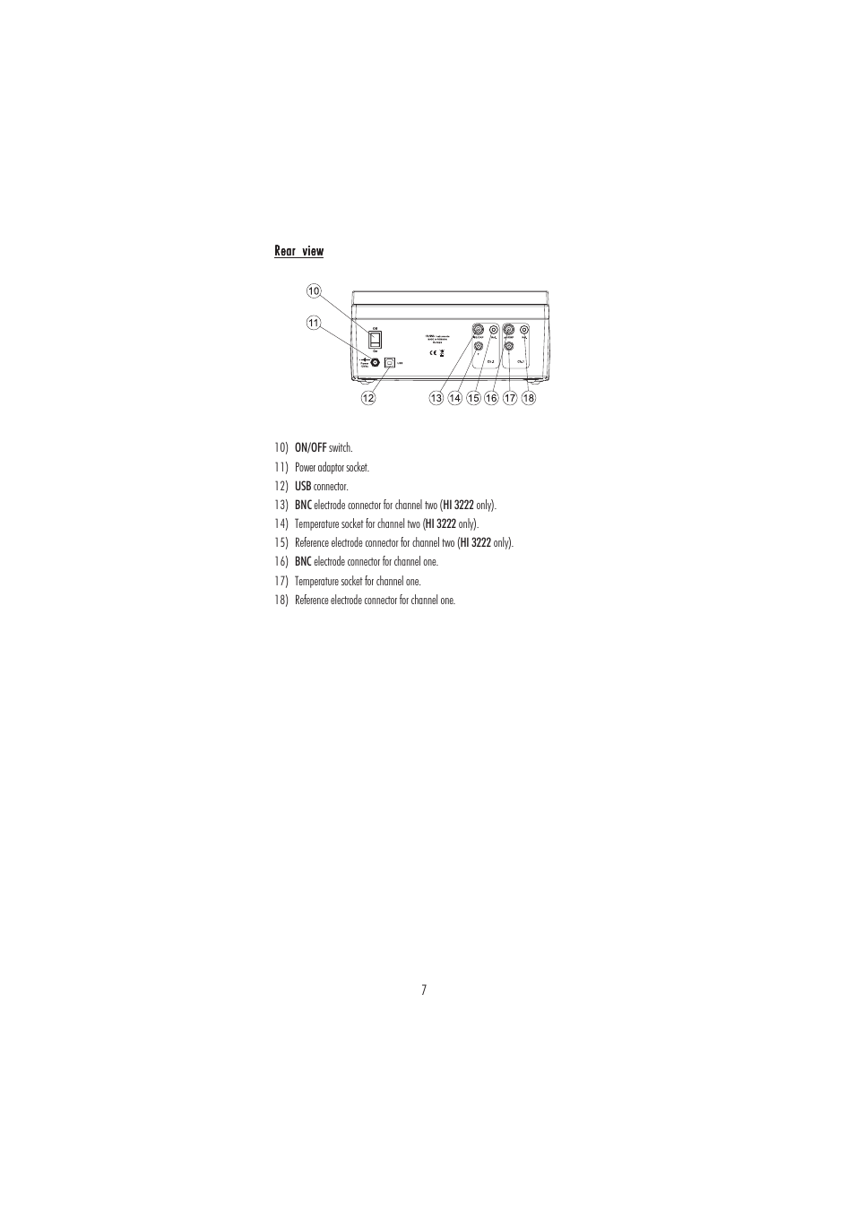 Hanna Instruments HI 3220 User Manual | Page 7 / 68