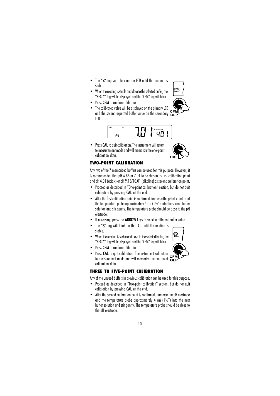 Hanna Instruments HI 254 User Manual | Page 10 / 40