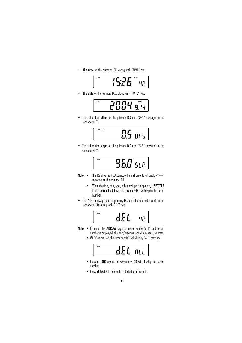 Hanna Instruments HI 254 User Manual | Page 16 / 40
