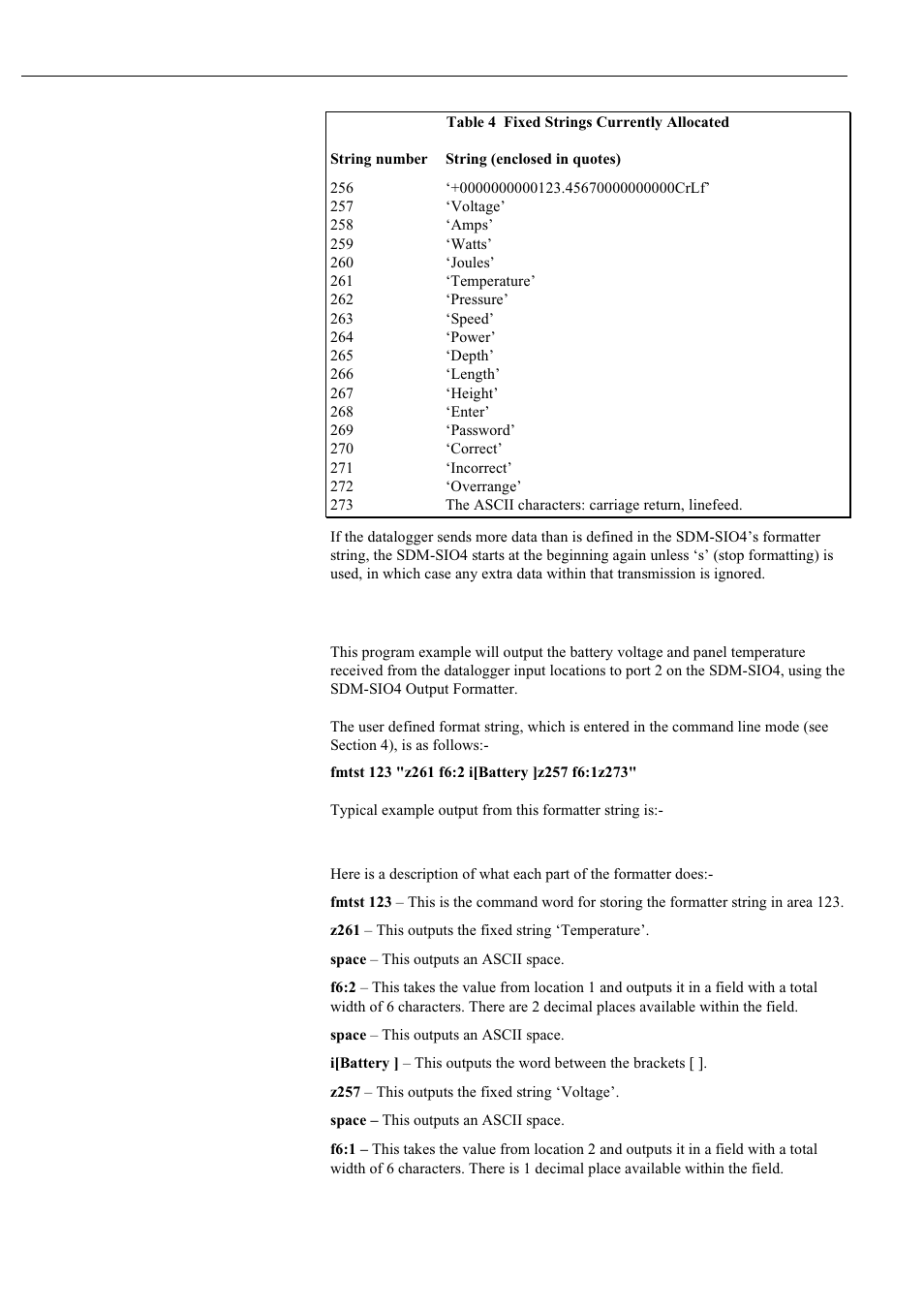 Cr10x program example | Campbell Hausfeld Serial I/O Interface SDM-SIO4 User Manual | Page 23 / 72