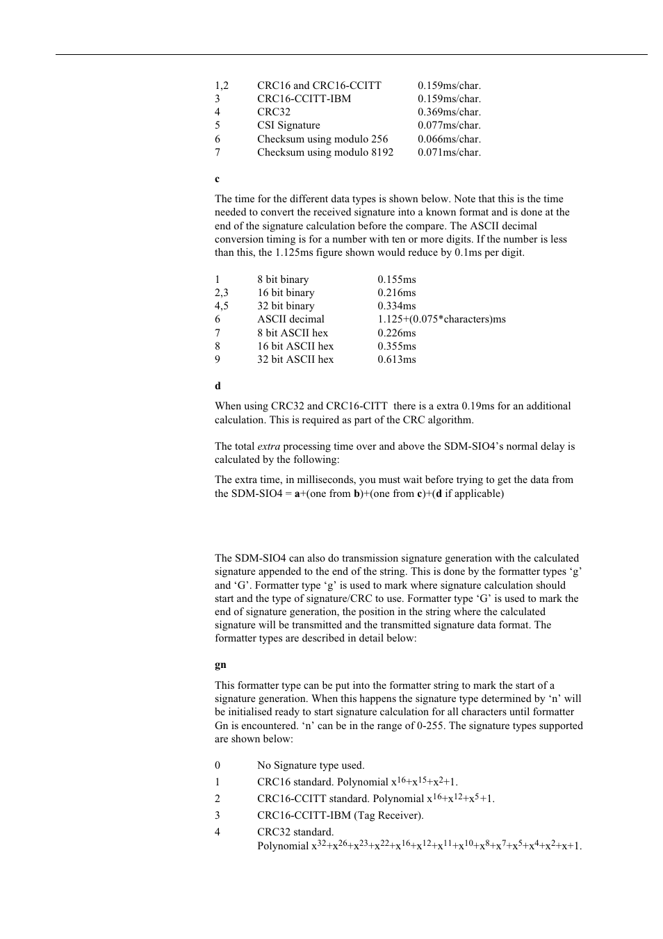 3 transmitted data | Campbell Hausfeld Serial I/O Interface SDM-SIO4 User Manual | Page 62 / 72