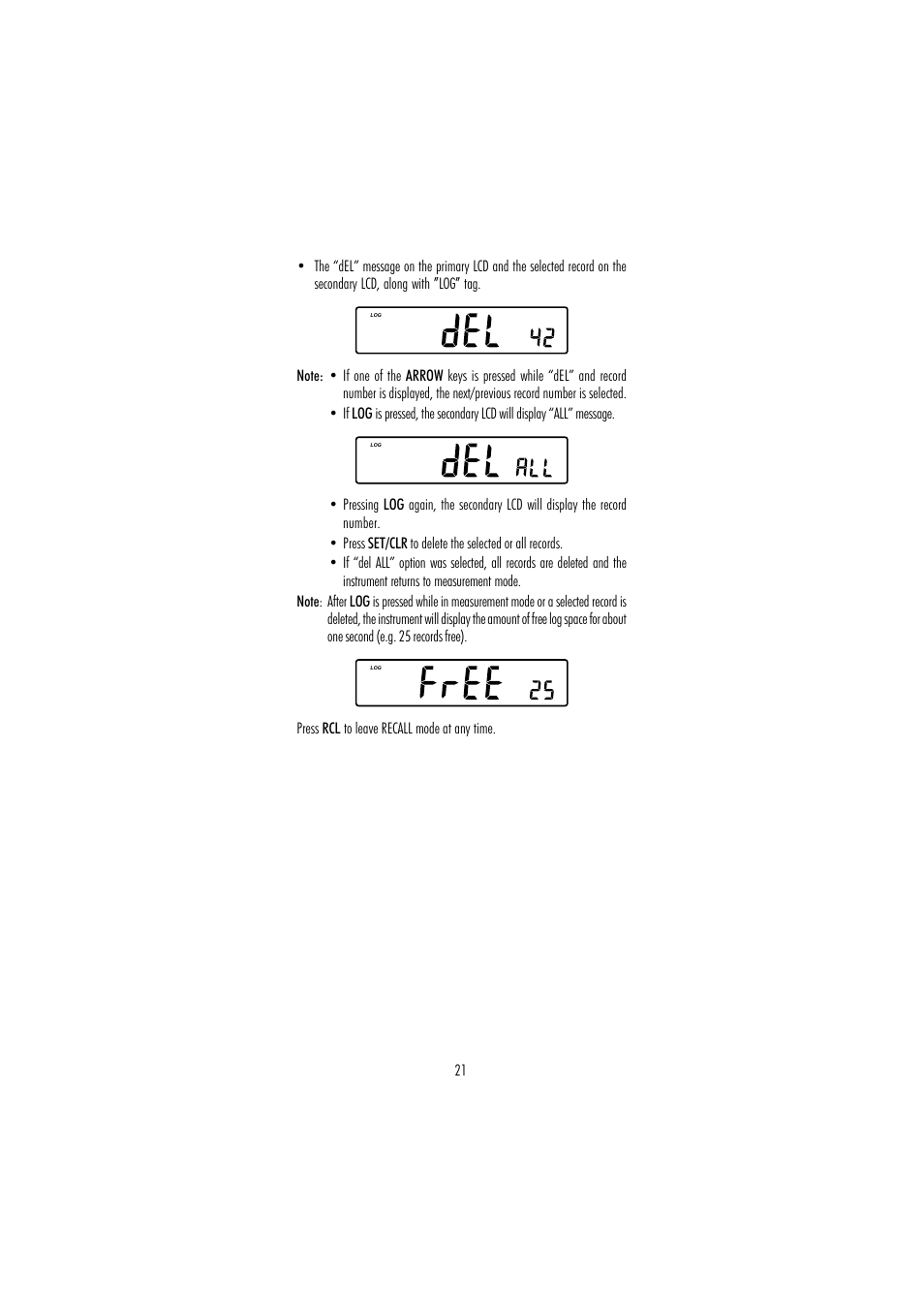 Hanna Instruments HI 253 User Manual | Page 21 / 44