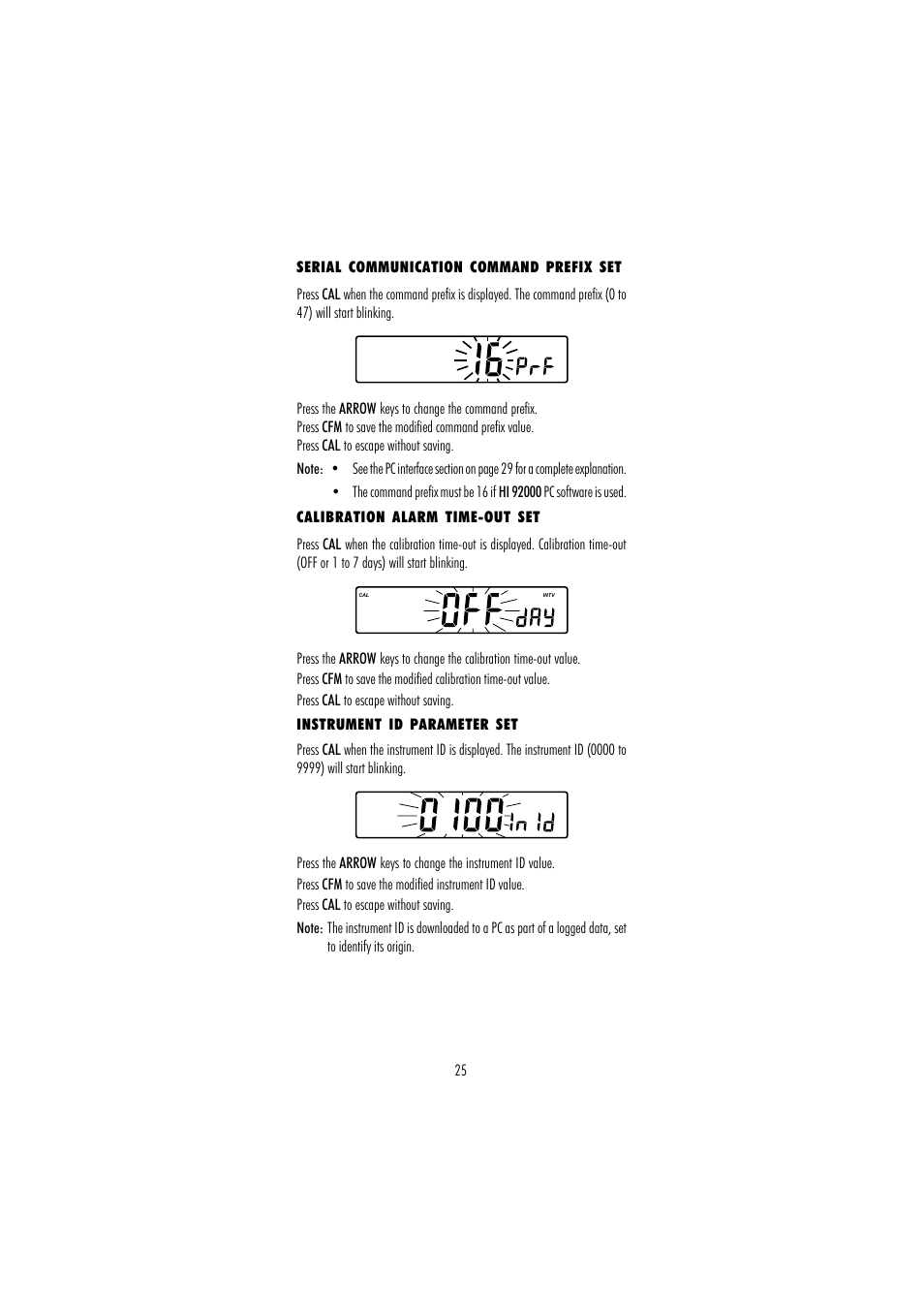 Hanna Instruments HI 253 User Manual | Page 25 / 44