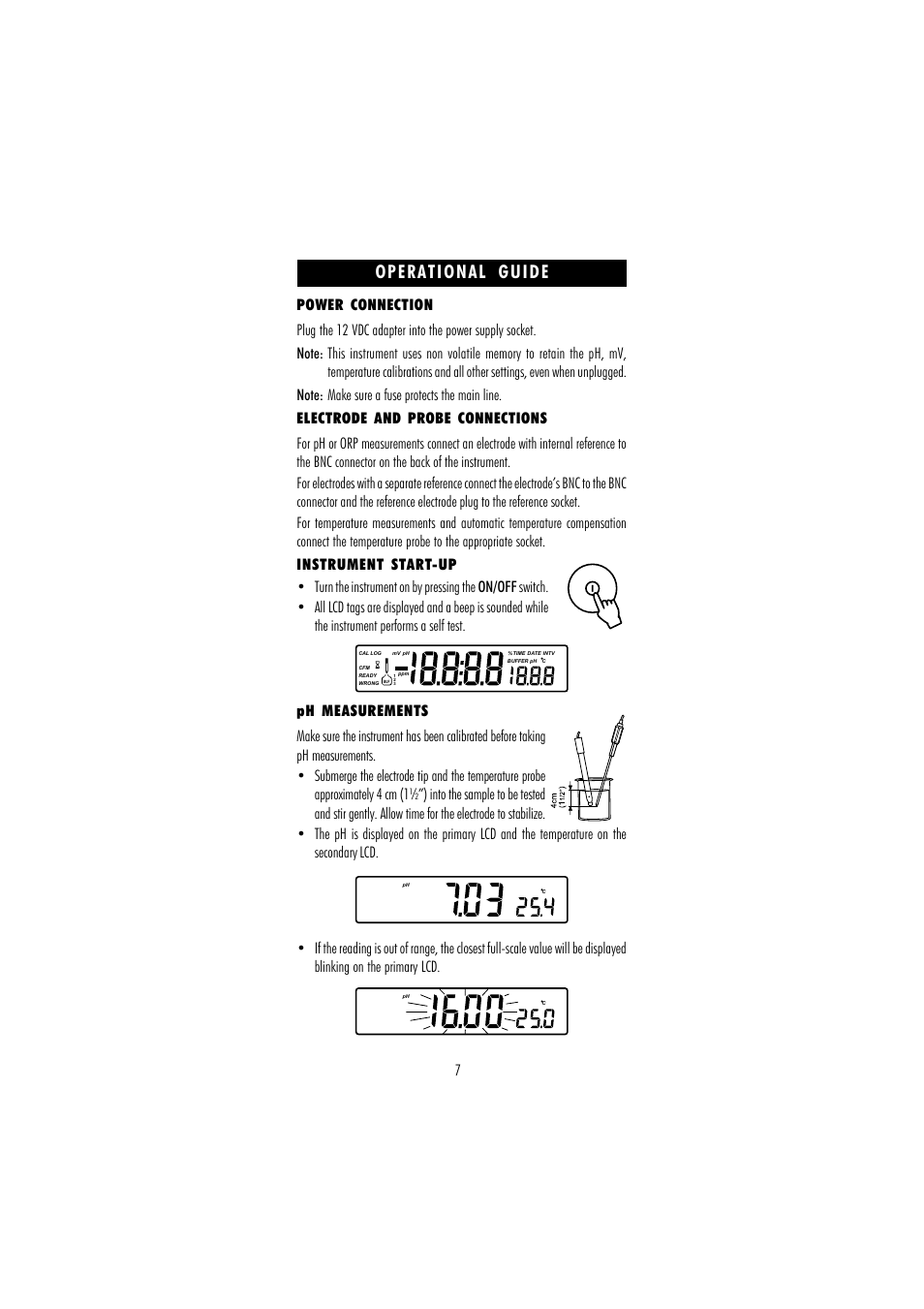 Hanna Instruments HI 253 User Manual | Page 7 / 44