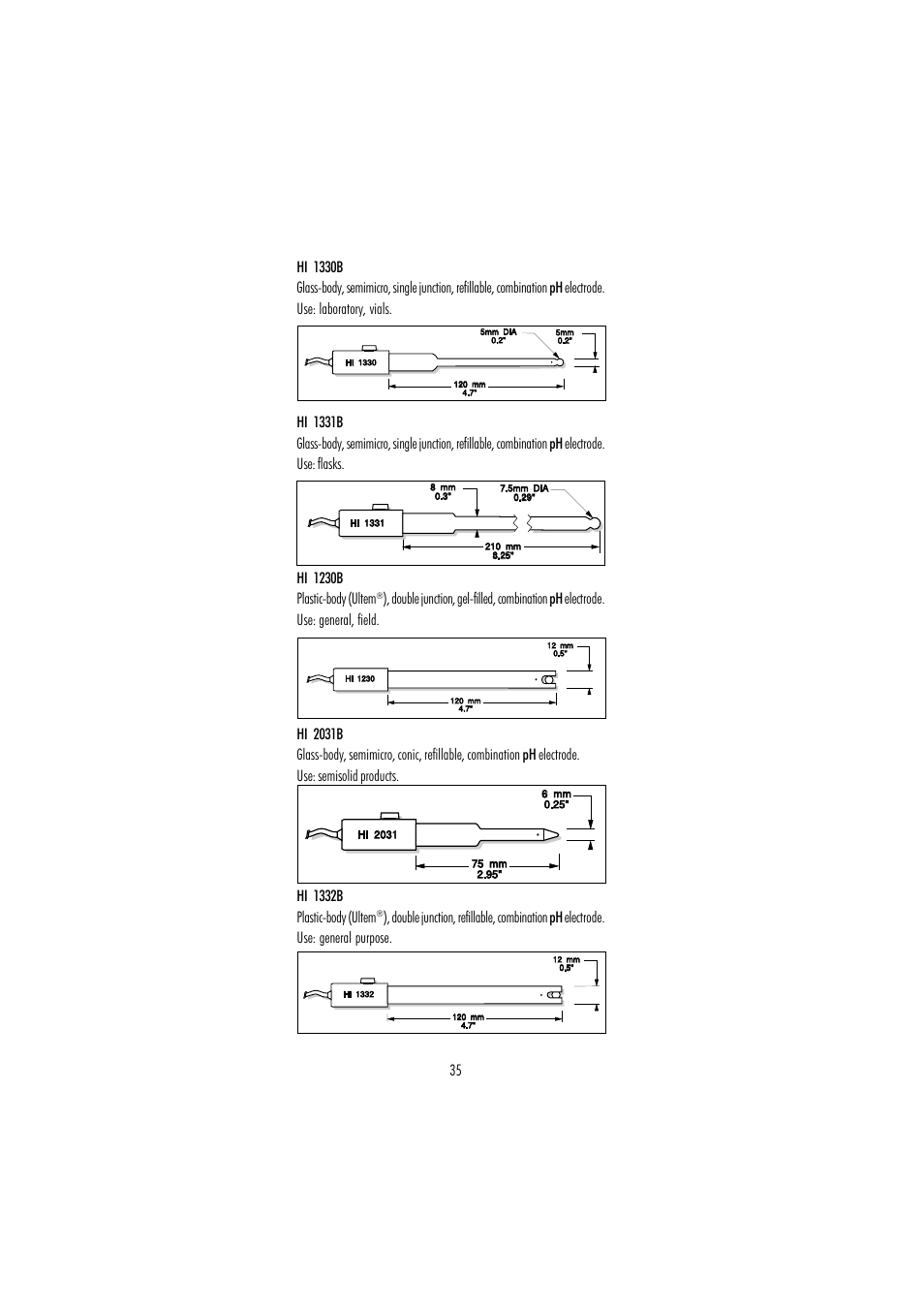Hanna Instruments HI 250 User Manual | Page 35 / 40