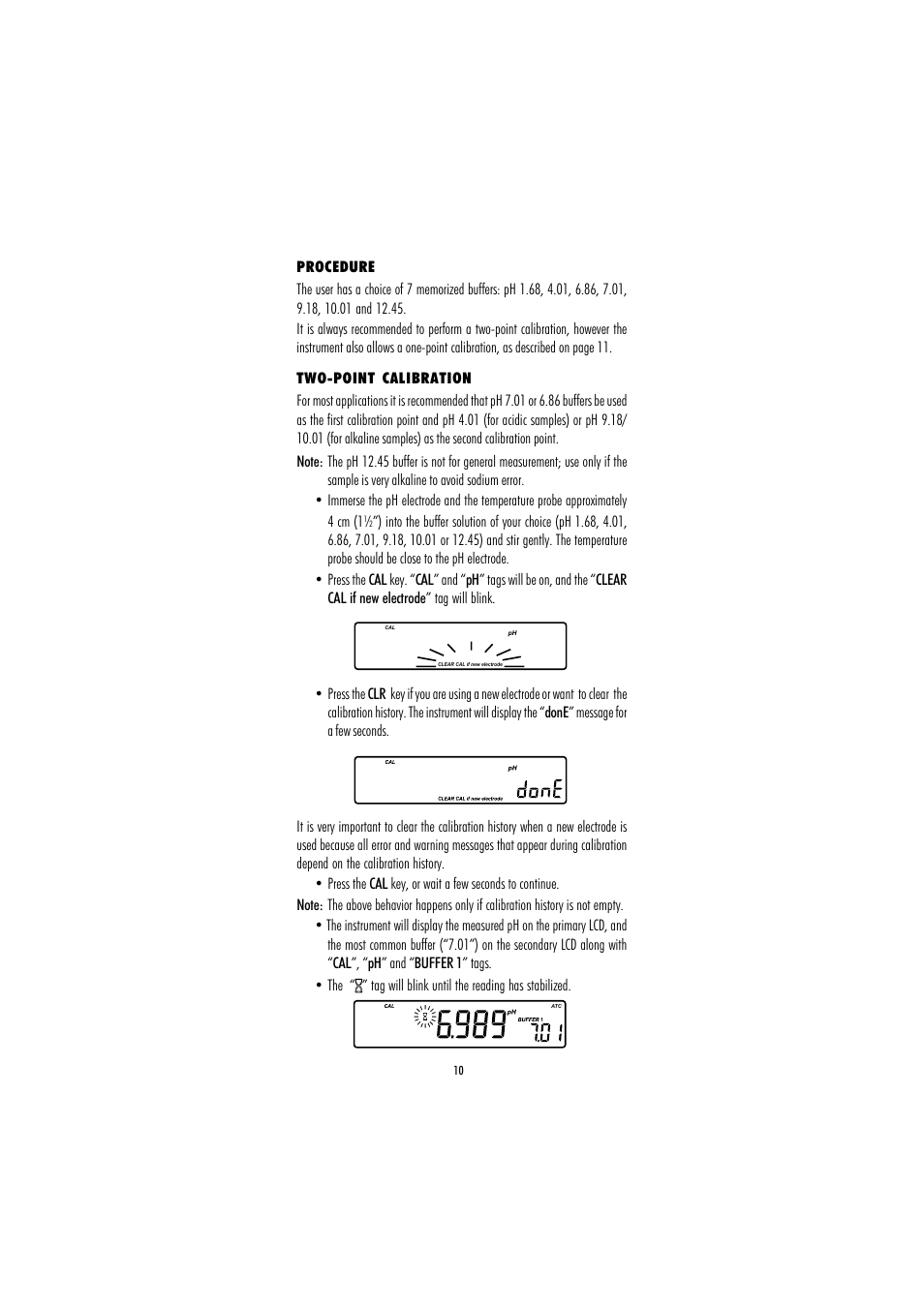 Hanna Instruments HI 221 User Manual | Page 10 / 40
