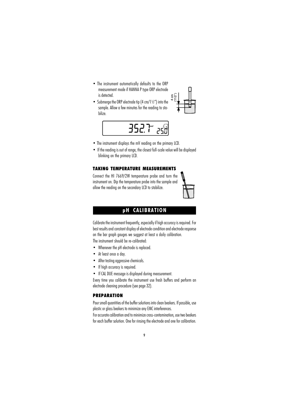 Hanna Instruments HI 221 User Manual | Page 9 / 40