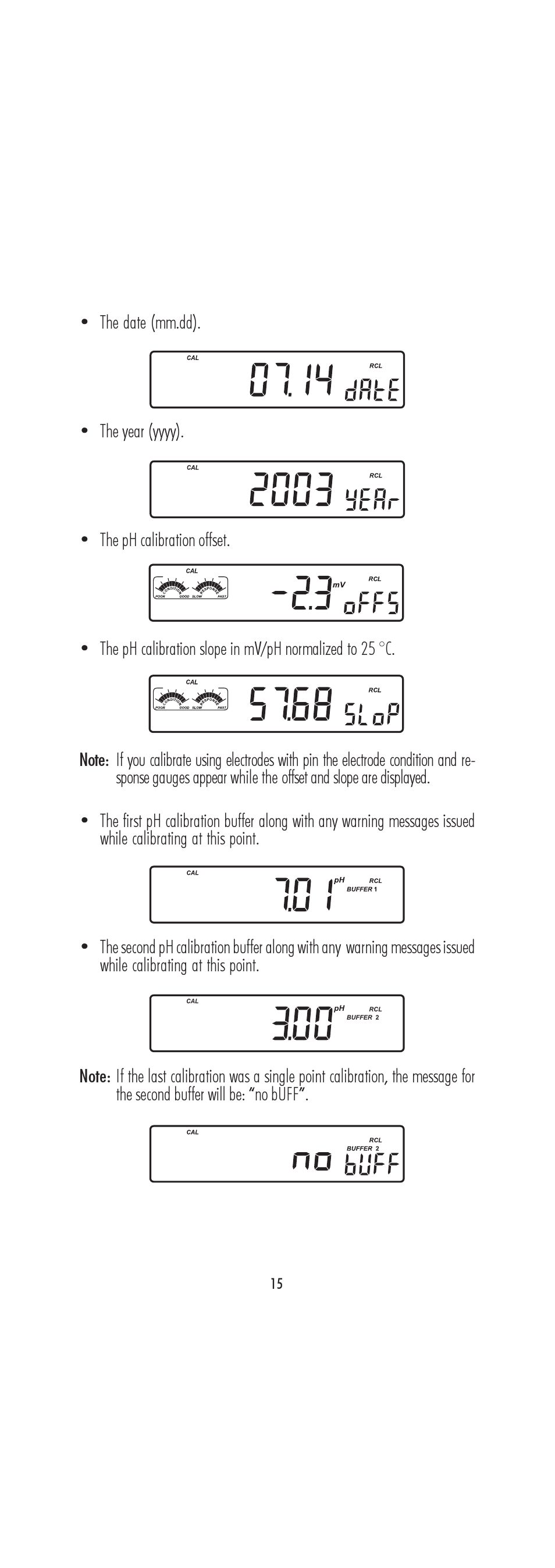 Hanna Instruments HI 222 User Manual | Page 15 / 40