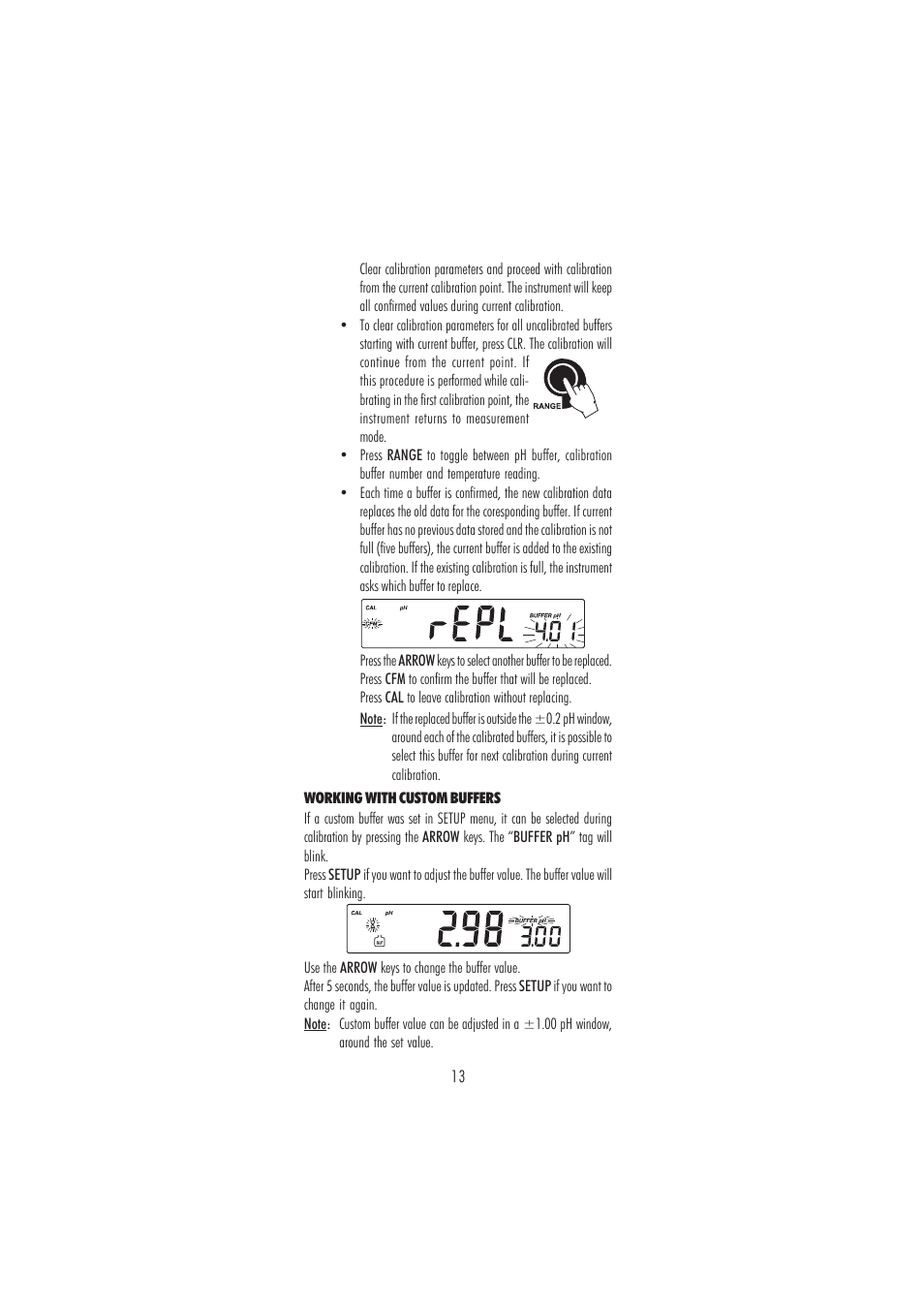 Hanna Instruments HI 2216 User Manual | Page 13 / 52