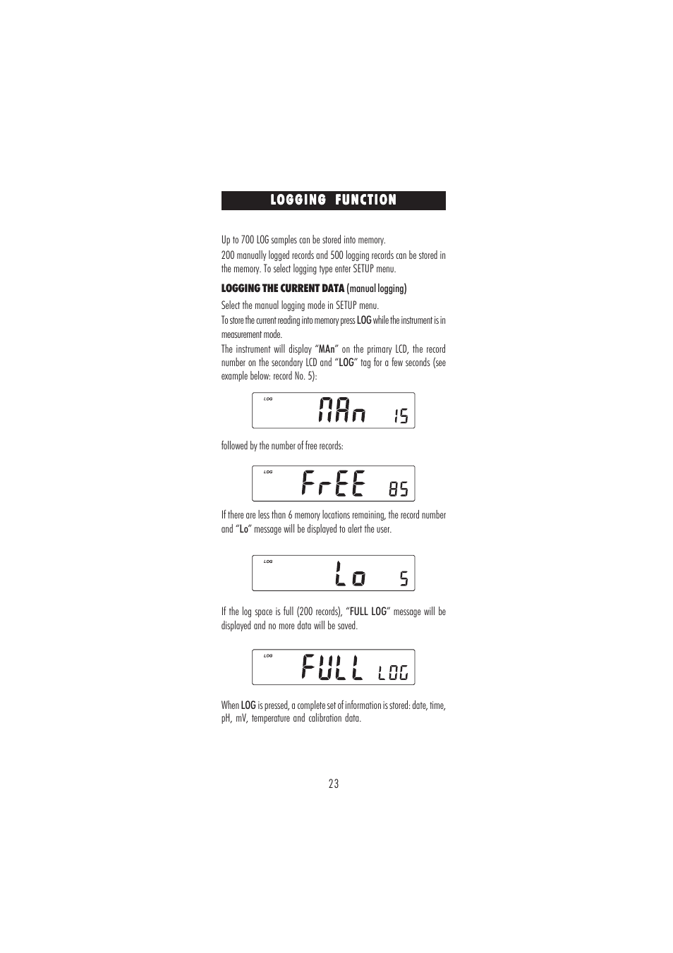 Hanna Instruments HI 2216 User Manual | Page 23 / 52