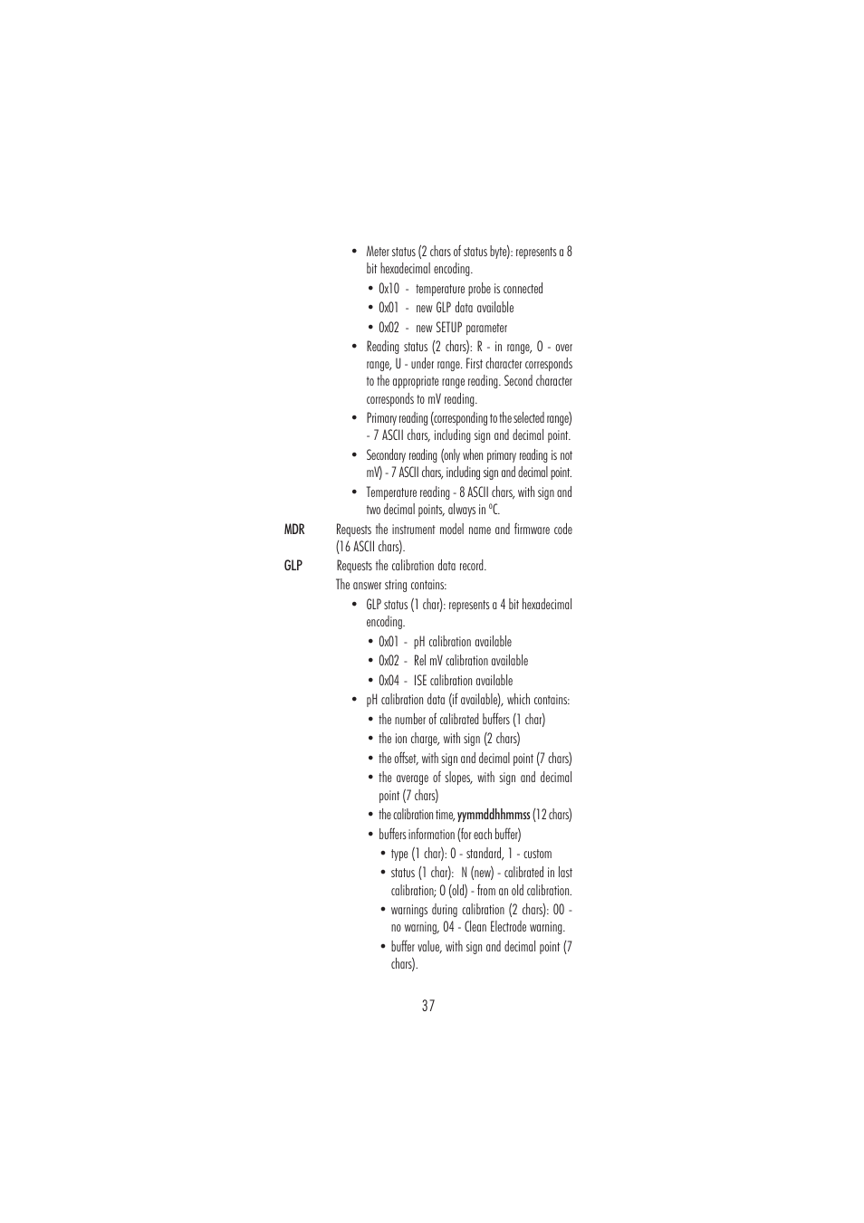 Hanna Instruments HI 2216 User Manual | Page 37 / 52