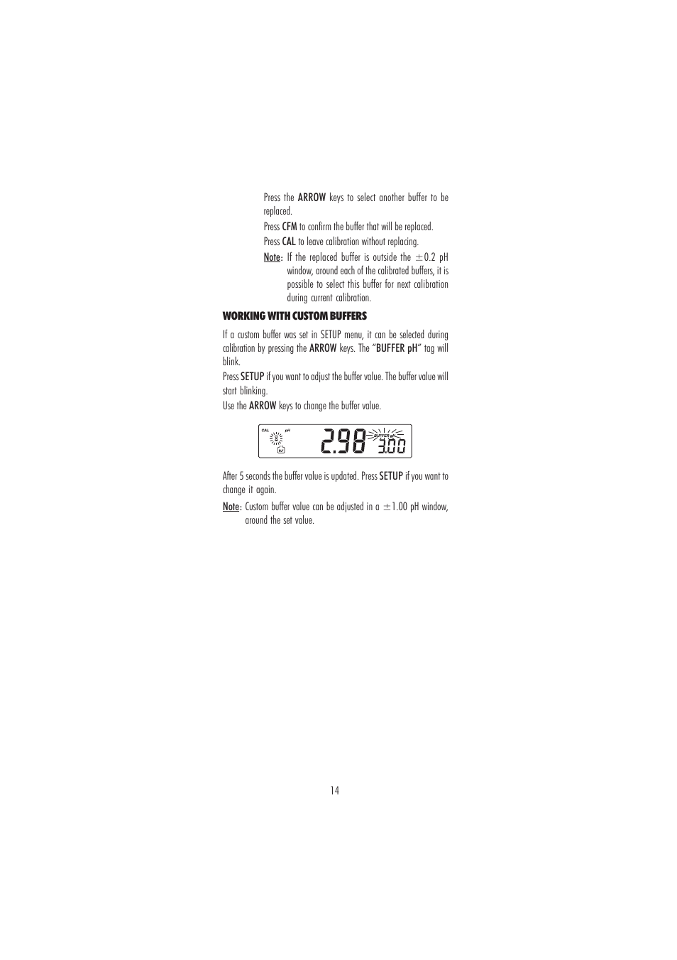 Hanna Instruments HI 2214 User Manual | Page 14 / 48