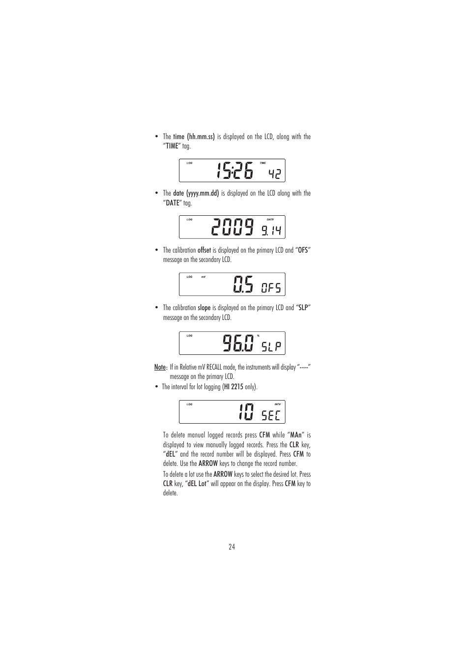 Hanna Instruments HI 2214 User Manual | Page 24 / 48