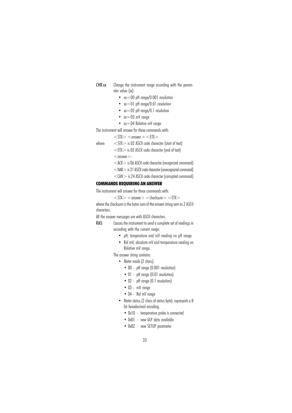 Hanna Instruments HI 2214 User Manual | Page 33 / 48