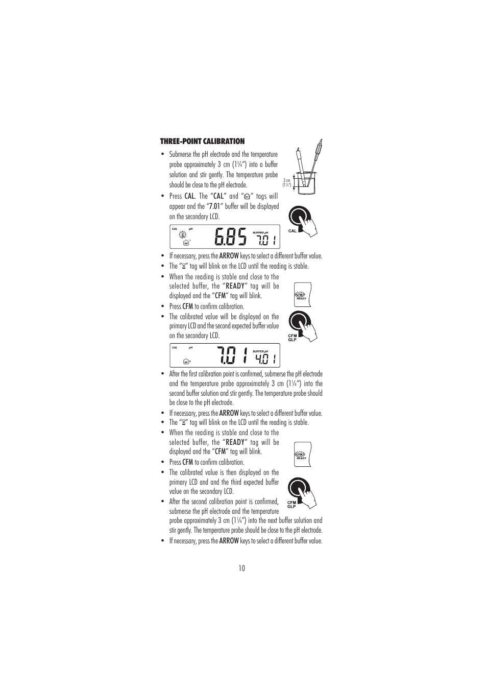 Hanna Instruments HI 2212 User Manual | Page 10 / 36