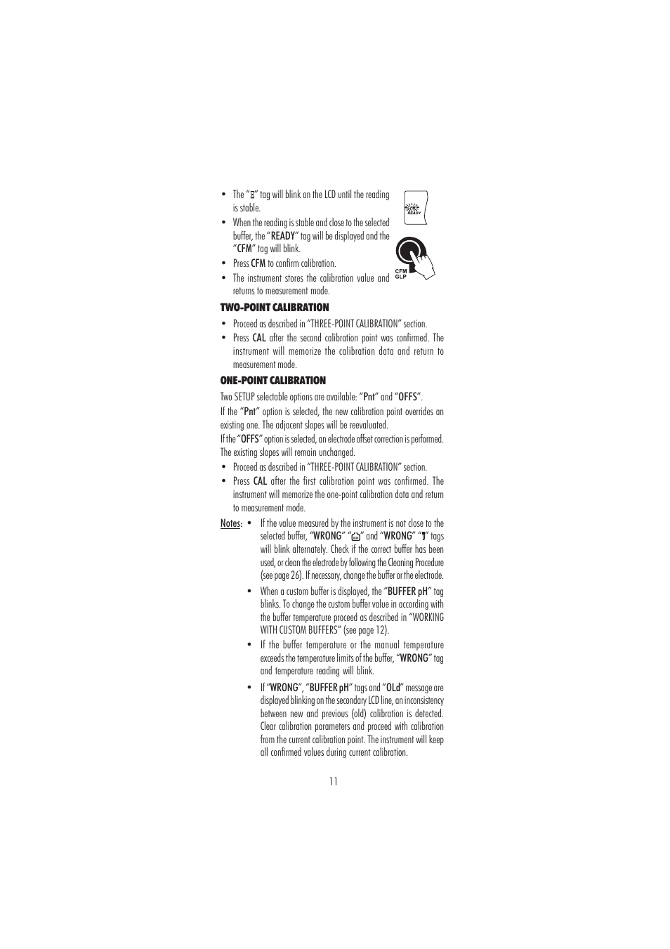 Hanna Instruments HI 2212 User Manual | Page 11 / 36