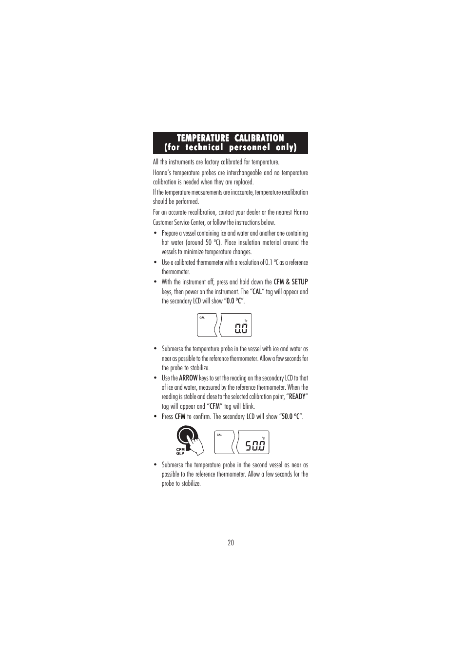 Hanna Instruments HI 2212 User Manual | Page 20 / 36