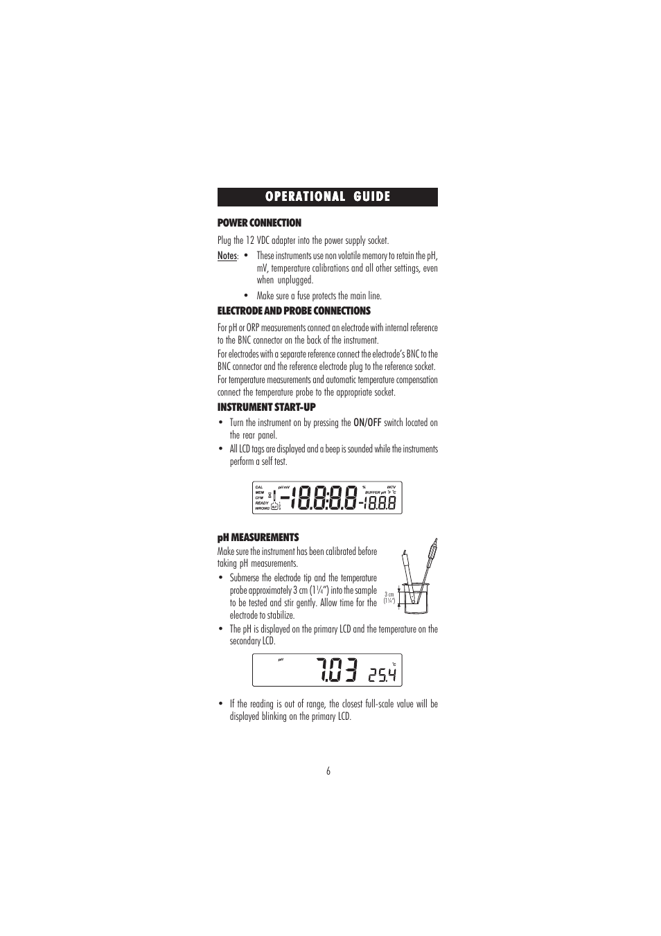 Hanna Instruments HI 2212 User Manual | Page 6 / 36