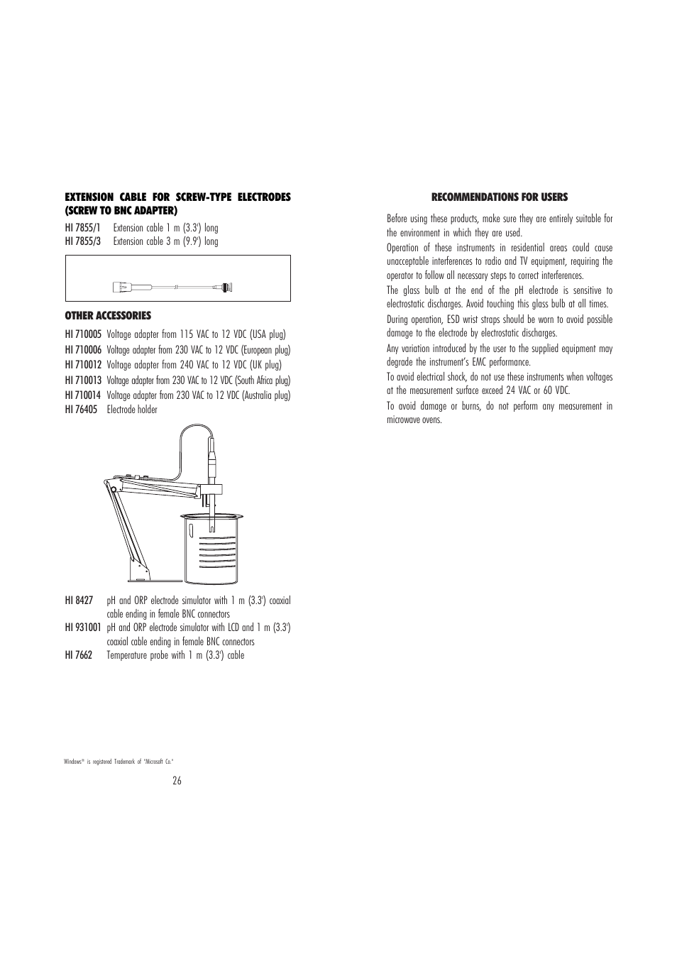 Hanna Instruments HI 2210 User Manual | Page 14 / 15