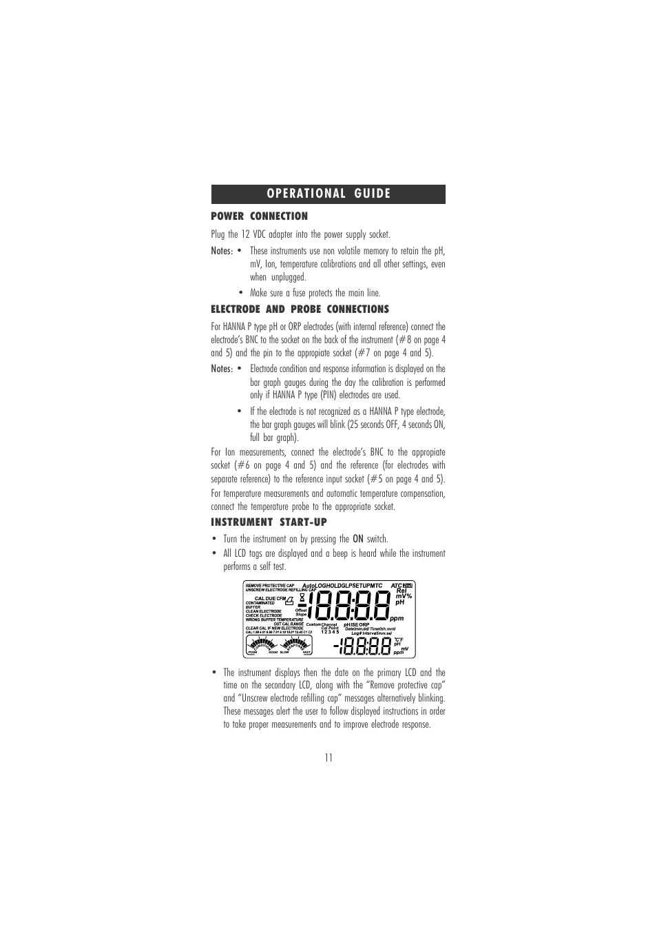 Hanna Instruments HI 121 User Manual | Page 11 / 60