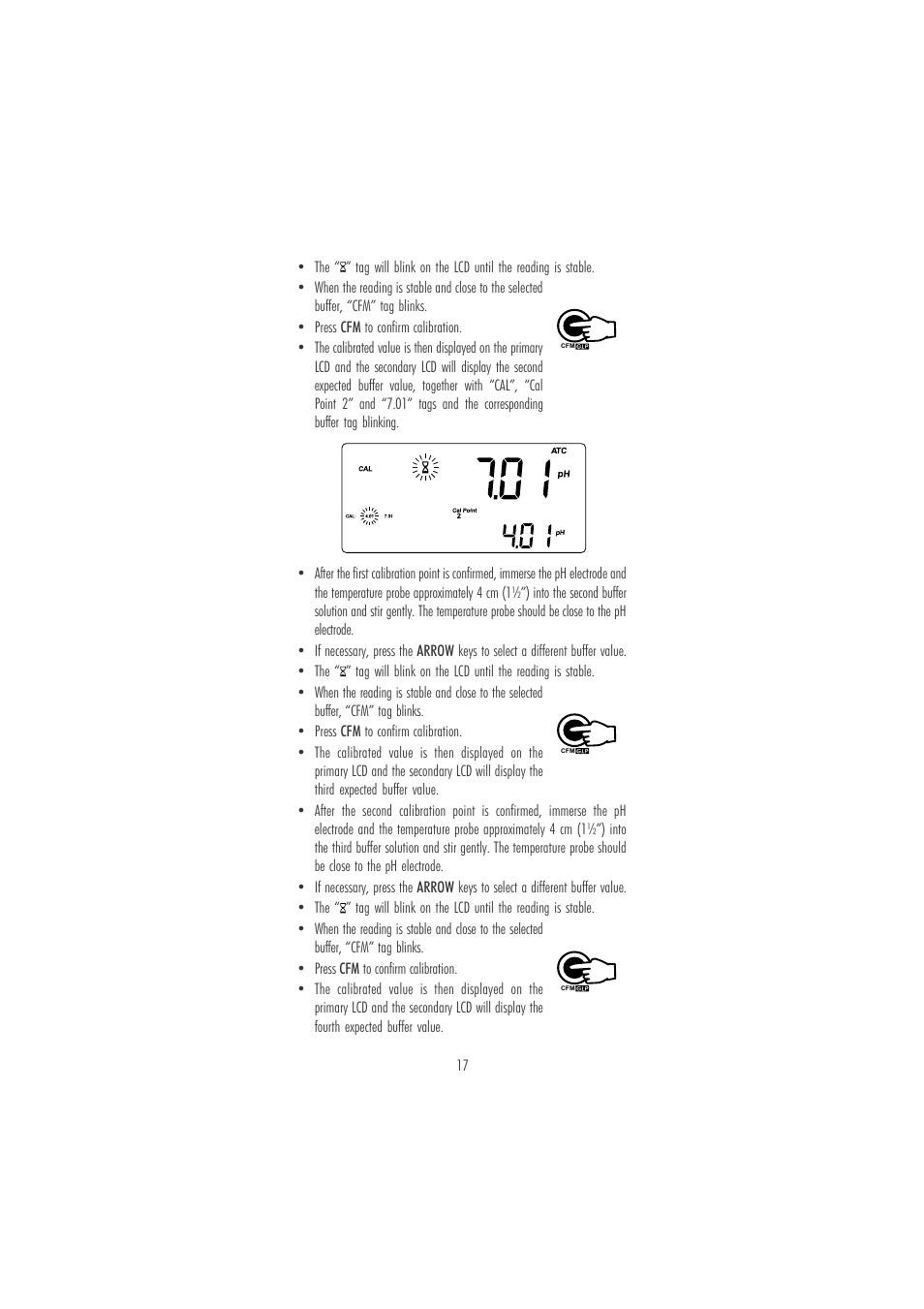 Hanna Instruments HI 121 User Manual | Page 17 / 60