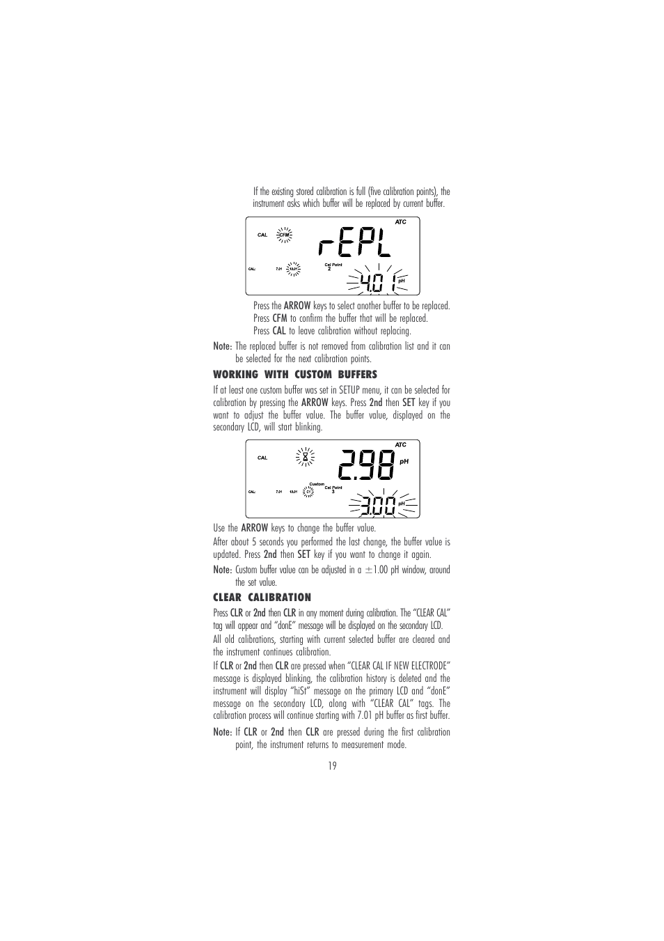 Hanna Instruments HI 121 User Manual | Page 19 / 60