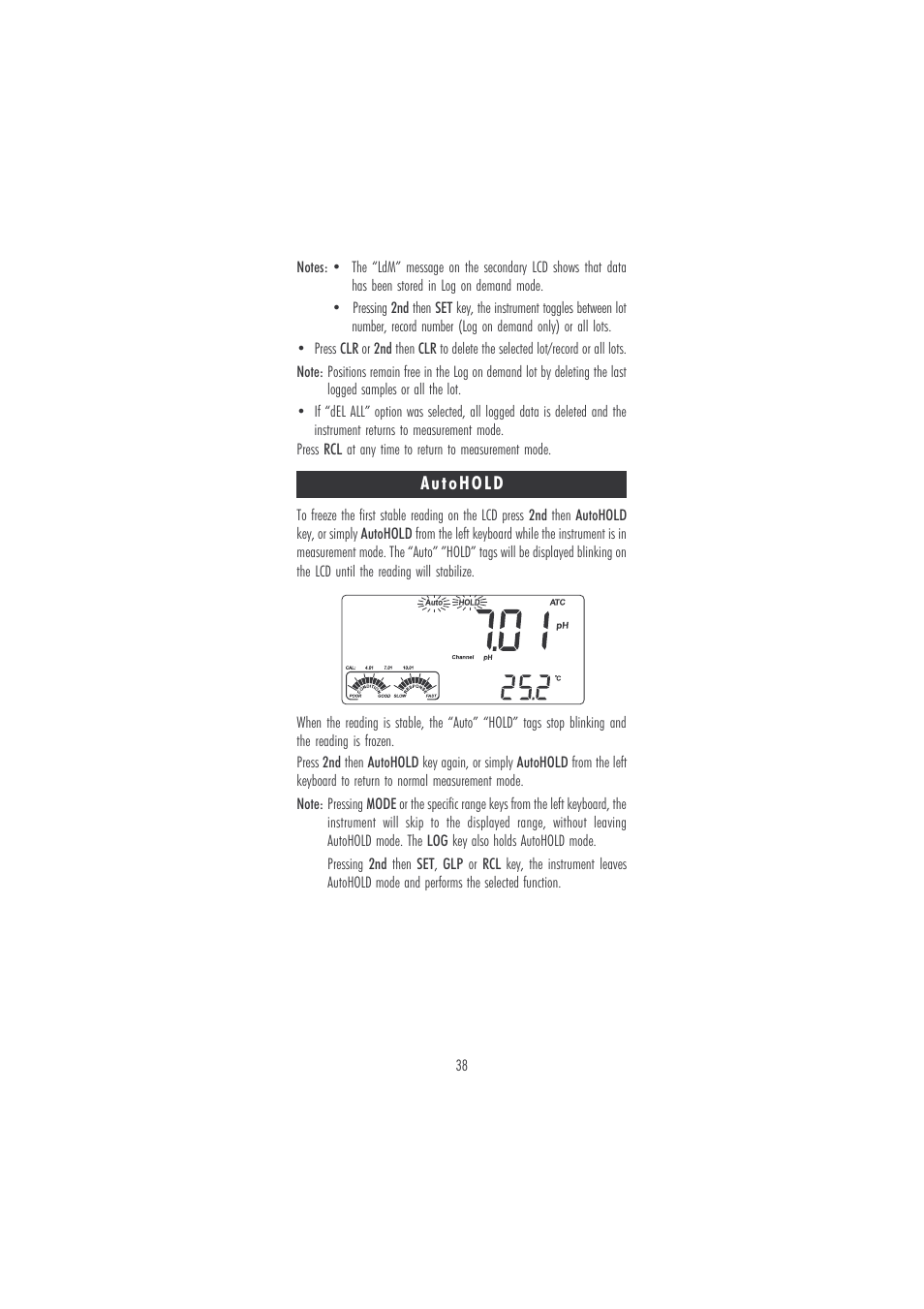 Hanna Instruments HI 121 User Manual | Page 38 / 60