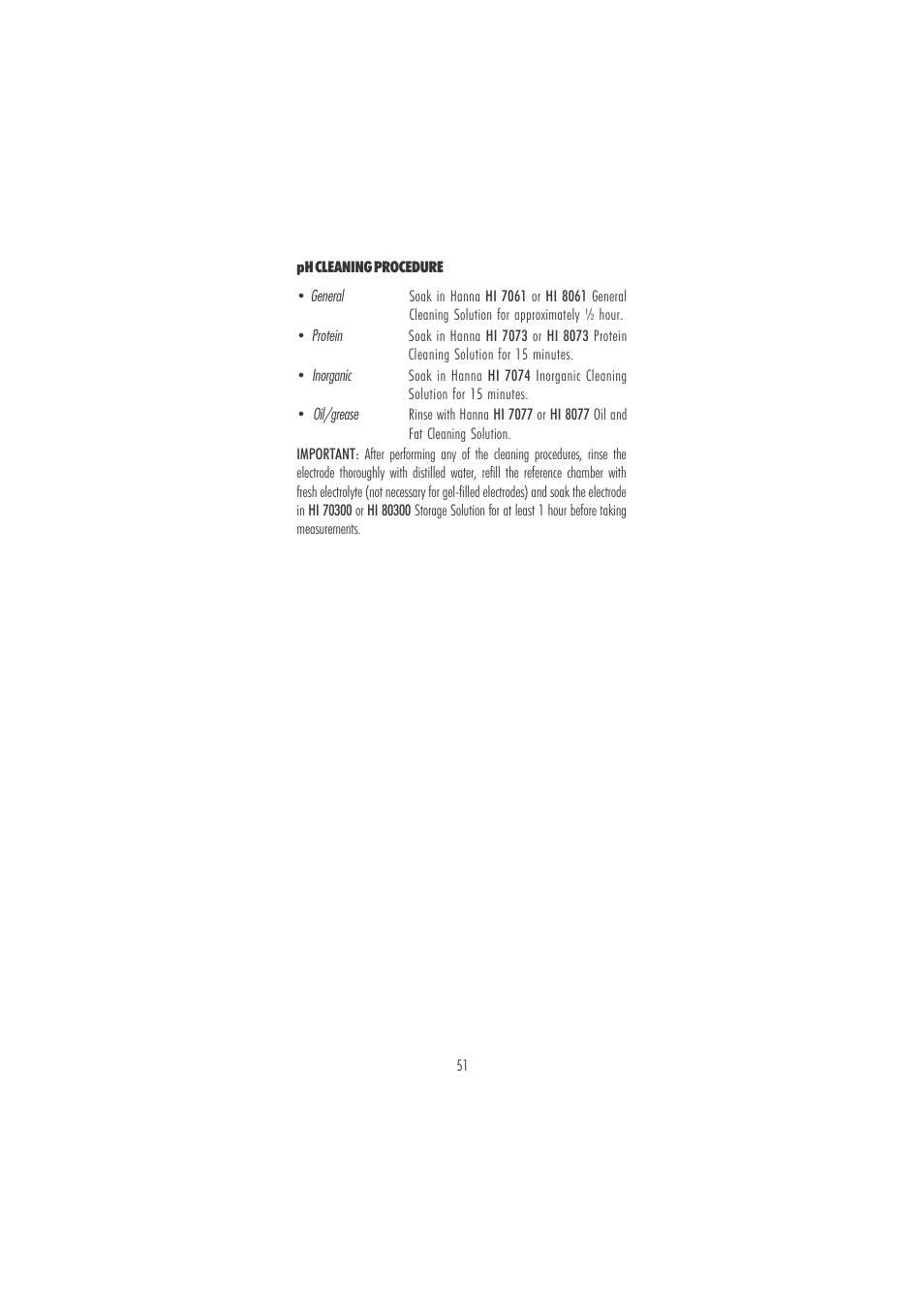 Hanna Instruments HI 121 User Manual | Page 51 / 60