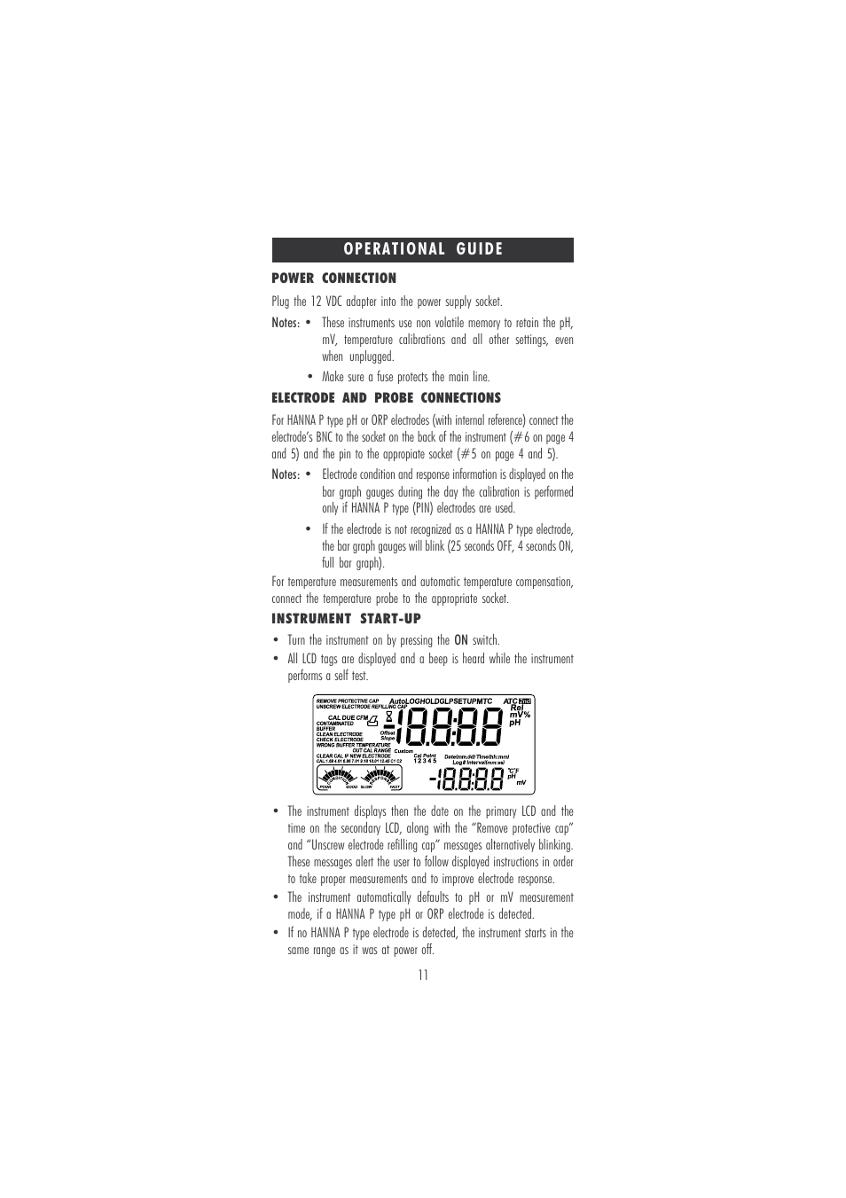 Hanna Instruments HI 120 User Manual | Page 11 / 56