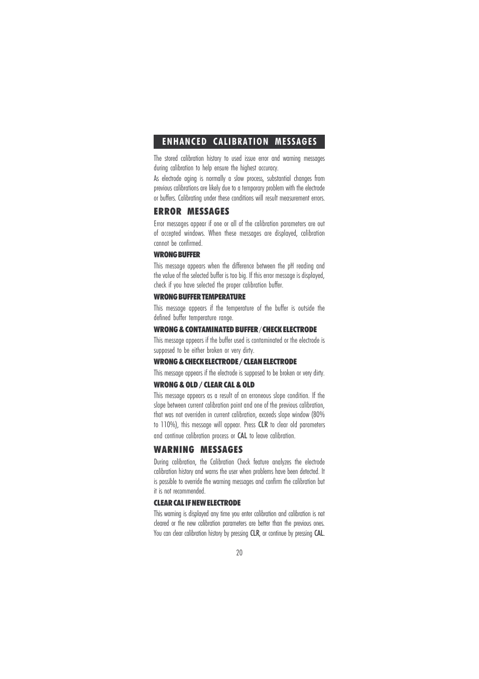 Hanna Instruments HI 120 User Manual | Page 20 / 56