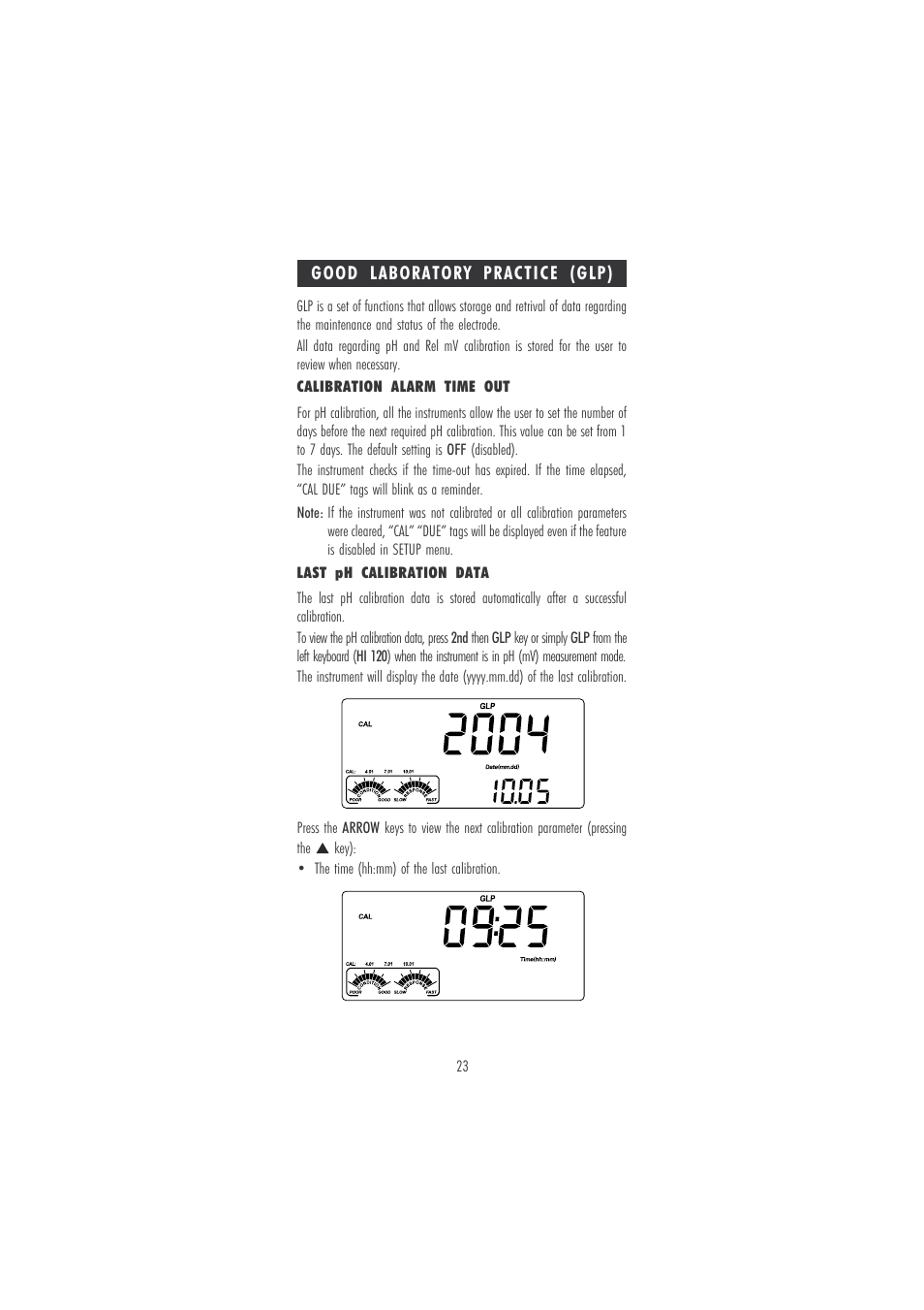 Hanna Instruments HI 120 User Manual | Page 23 / 56