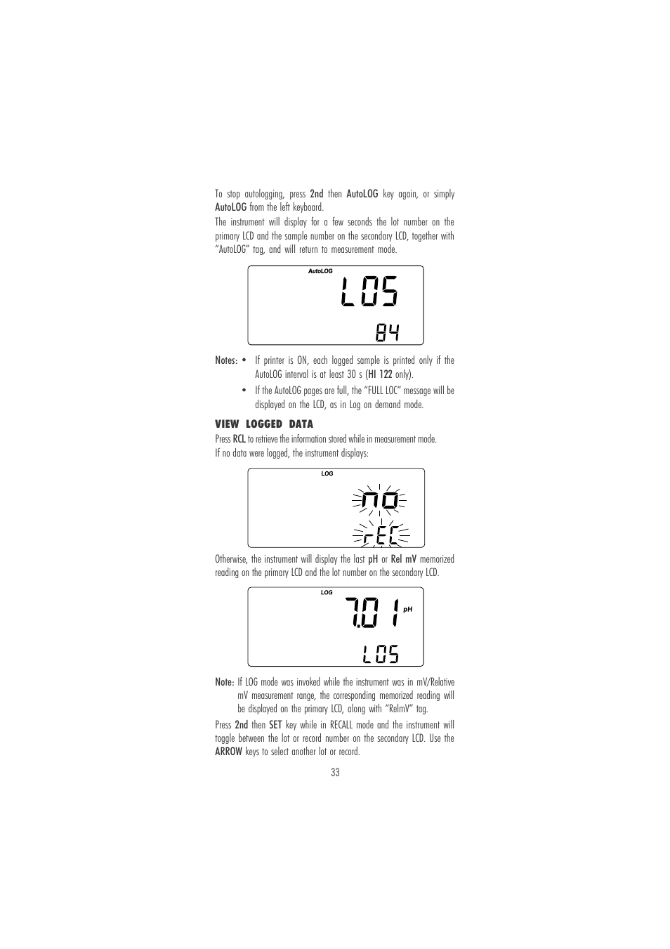 Hanna Instruments HI 120 User Manual | Page 33 / 56