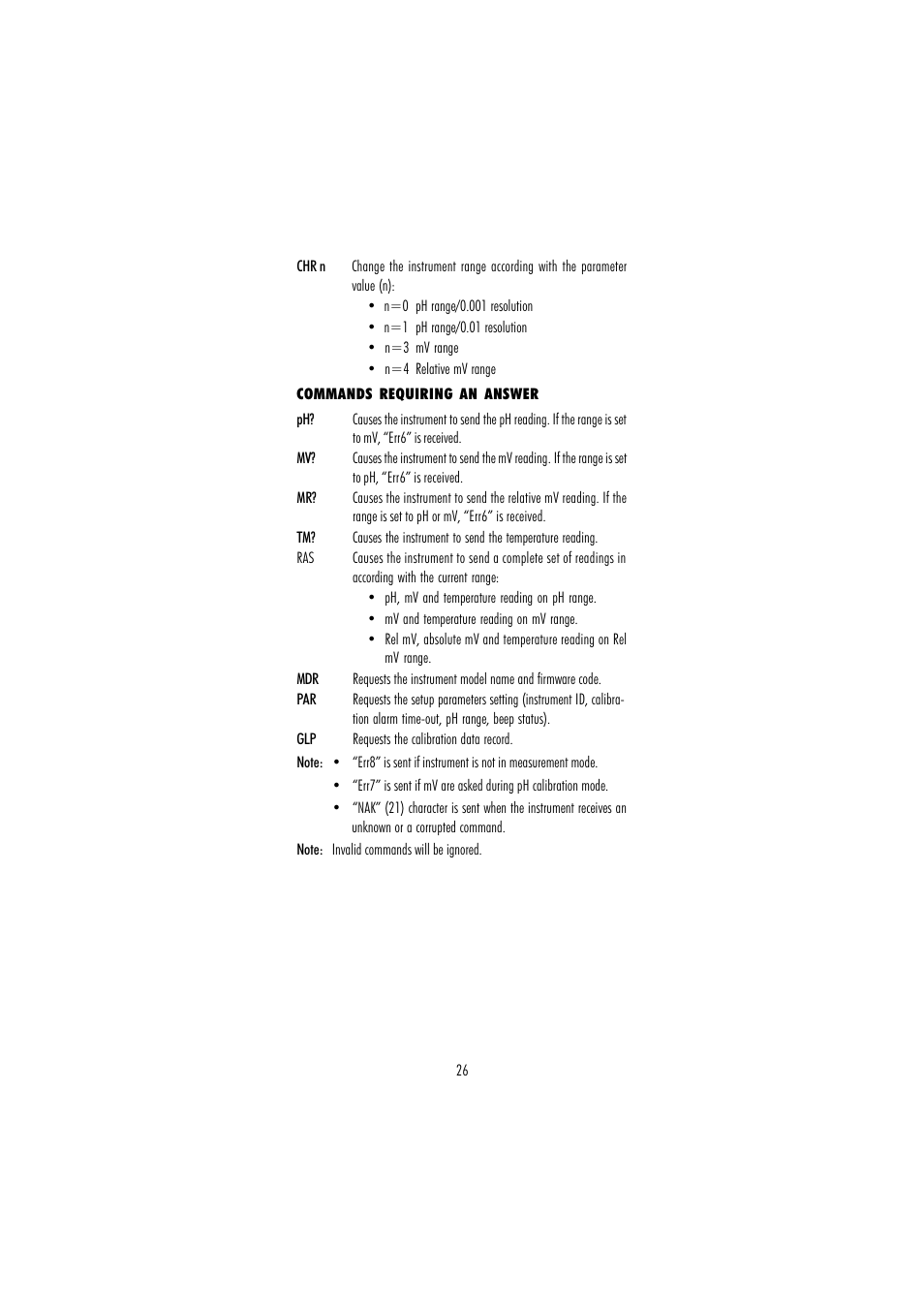 Hanna Instruments HI 110 User Manual | Page 26 / 40