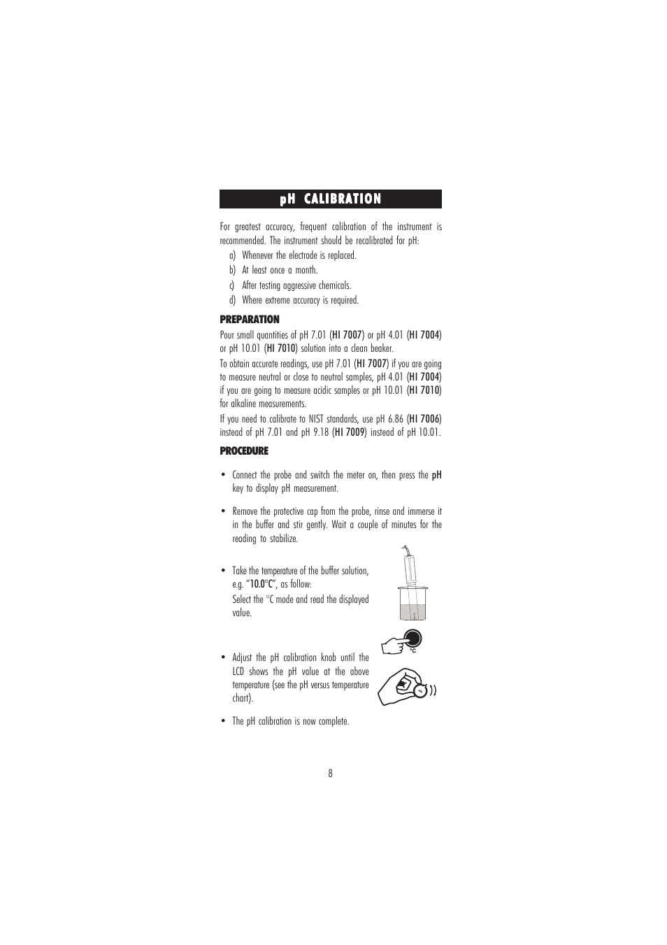 Hanna Instruments HI 9811-5 User Manual | Page 8 / 16