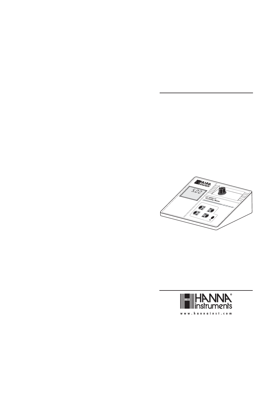 Hanna Instruments LP 2000-11 User Manual | 11 pages