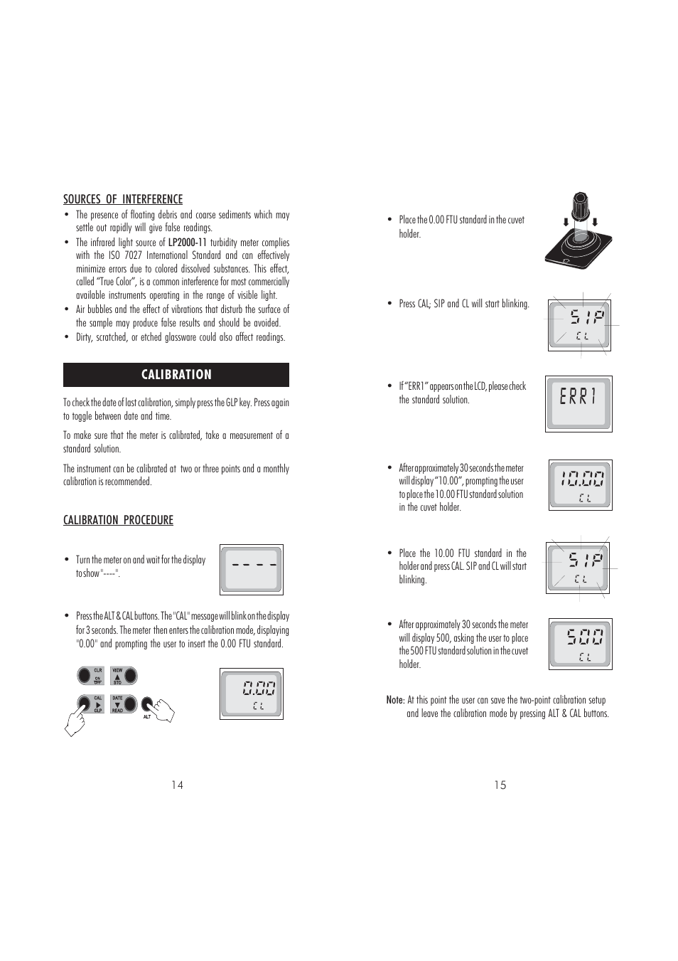 Err1 | Hanna Instruments LP 2000-11 User Manual | Page 8 / 11