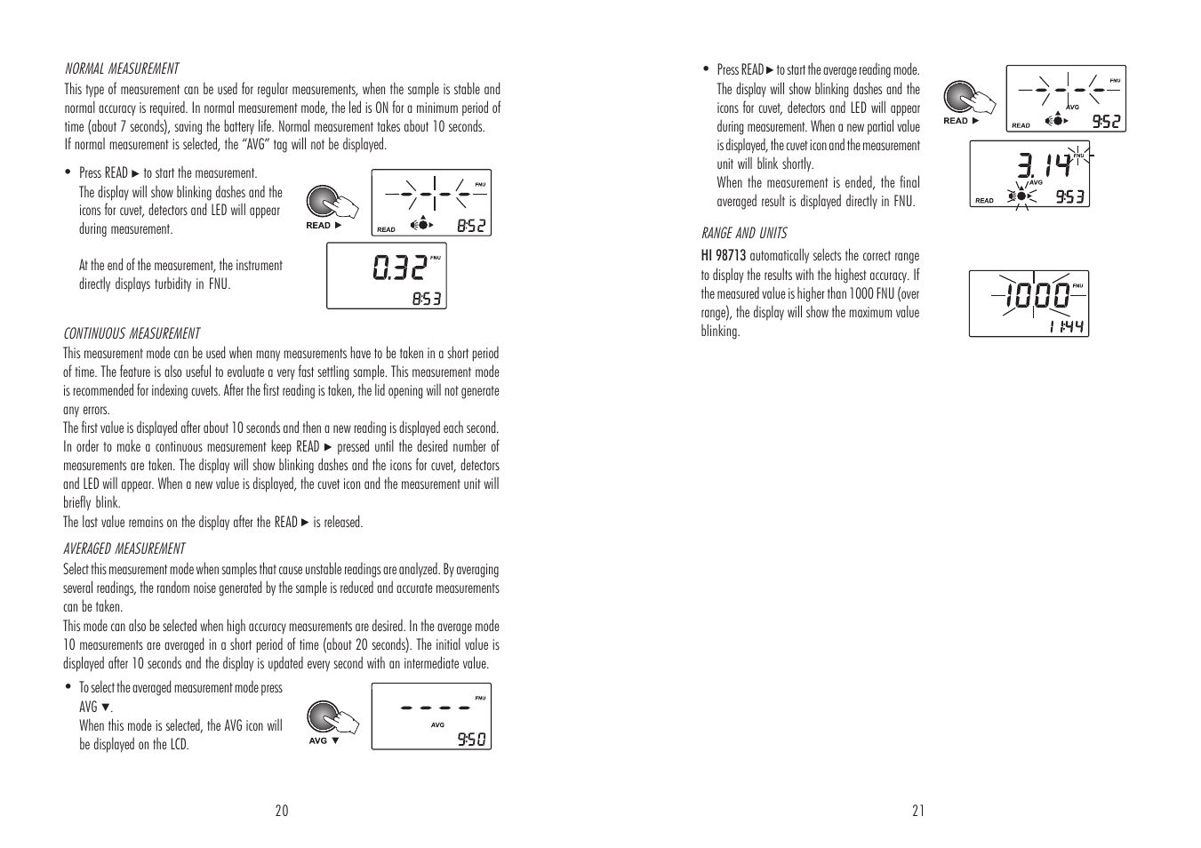 Hanna Instruments HI 98713 User Manual | Page 11 / 21