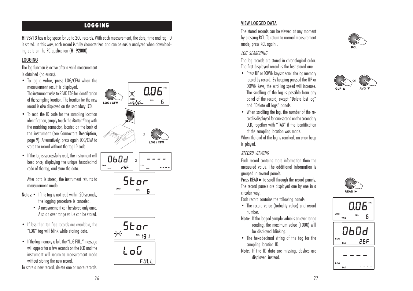 Hanna Instruments HI 98713 User Manual | Page 14 / 21