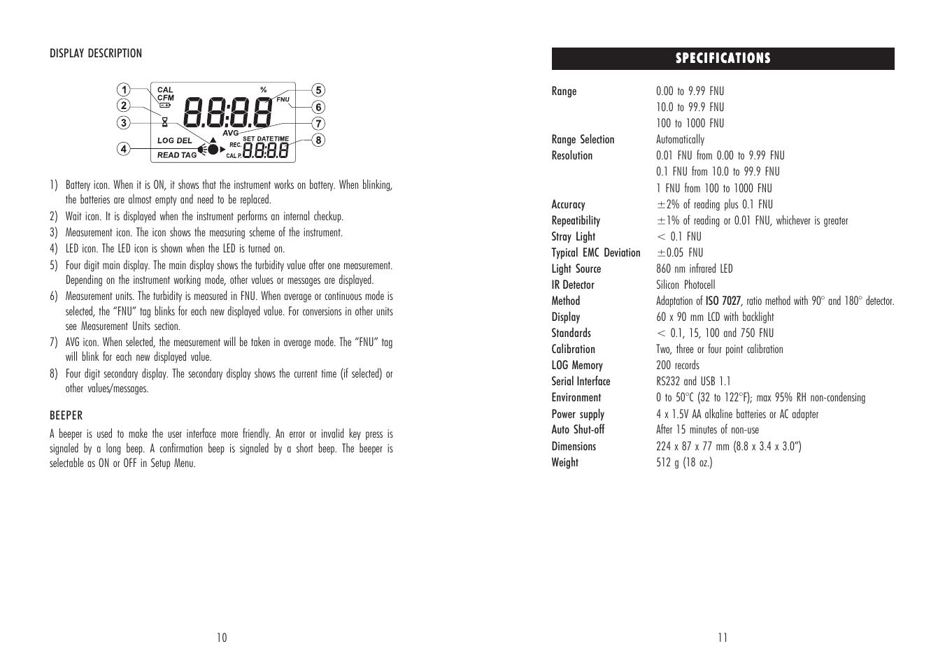 Hanna Instruments HI 98713 User Manual | Page 6 / 21