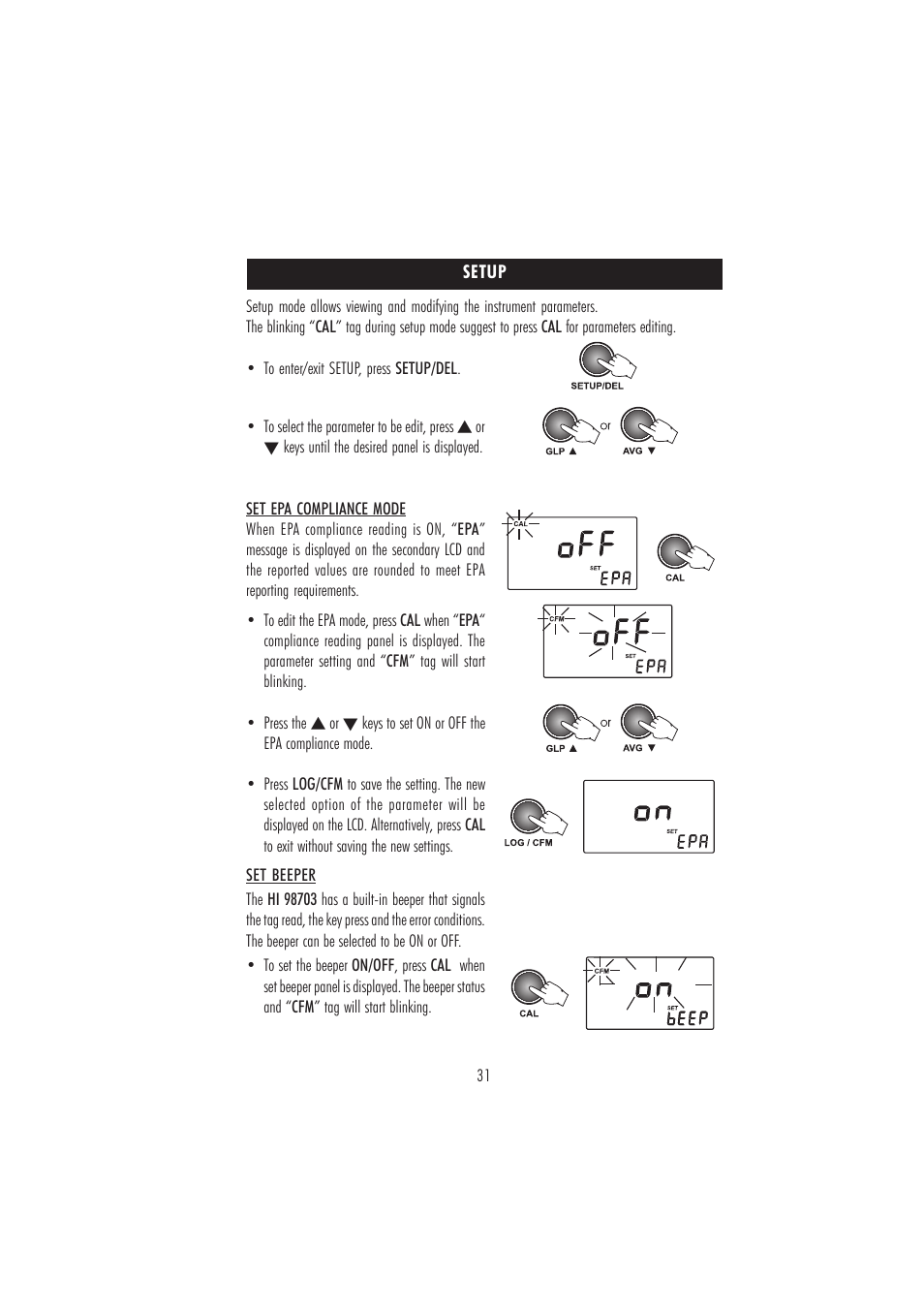Hanna Instruments HI 98703 User Manual | Page 31 / 40