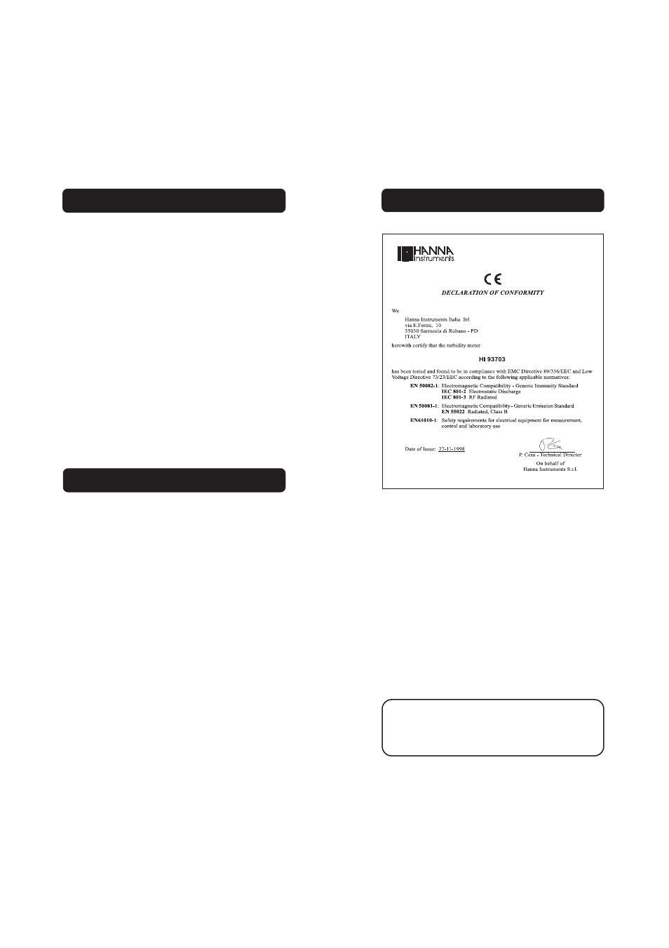 Hanna Instruments HI 93703 User Manual | Page 12 / 13