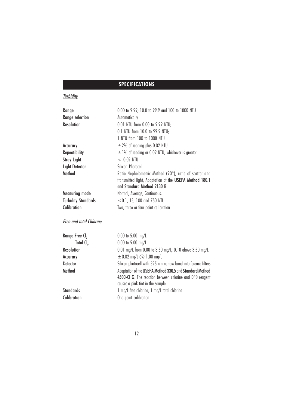 Hanna Instruments HI 93414 User Manual | Page 12 / 52