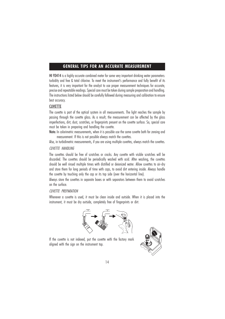 Hanna Instruments HI 93414 User Manual | Page 14 / 52