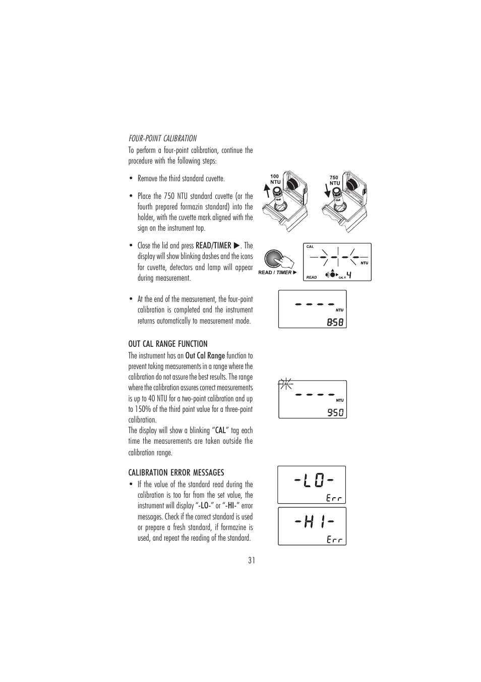 Hanna Instruments HI 93414 User Manual | Page 31 / 52