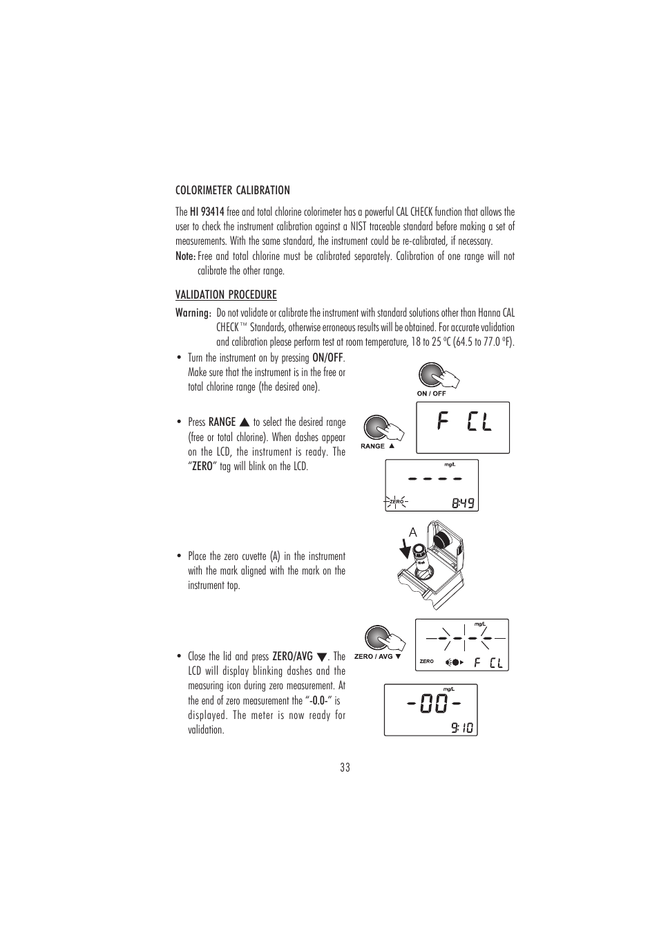 Hanna Instruments HI 93414 User Manual | Page 33 / 52